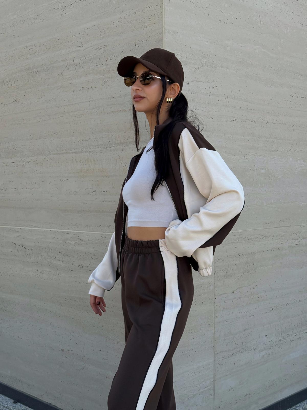 MODAL KUMAŞ BİYELİ EŞOFMAN TAKIMI