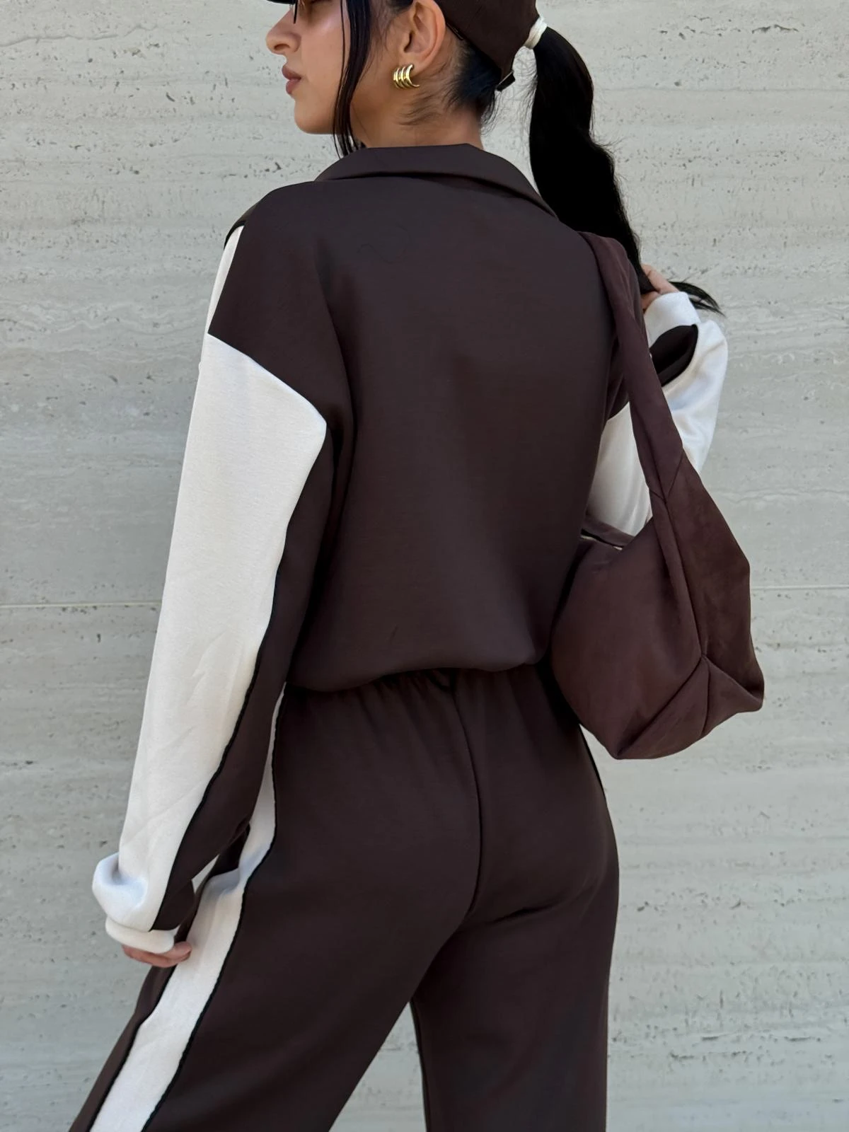 MODAL KUMAŞ BİYELİ EŞOFMAN TAKIMI