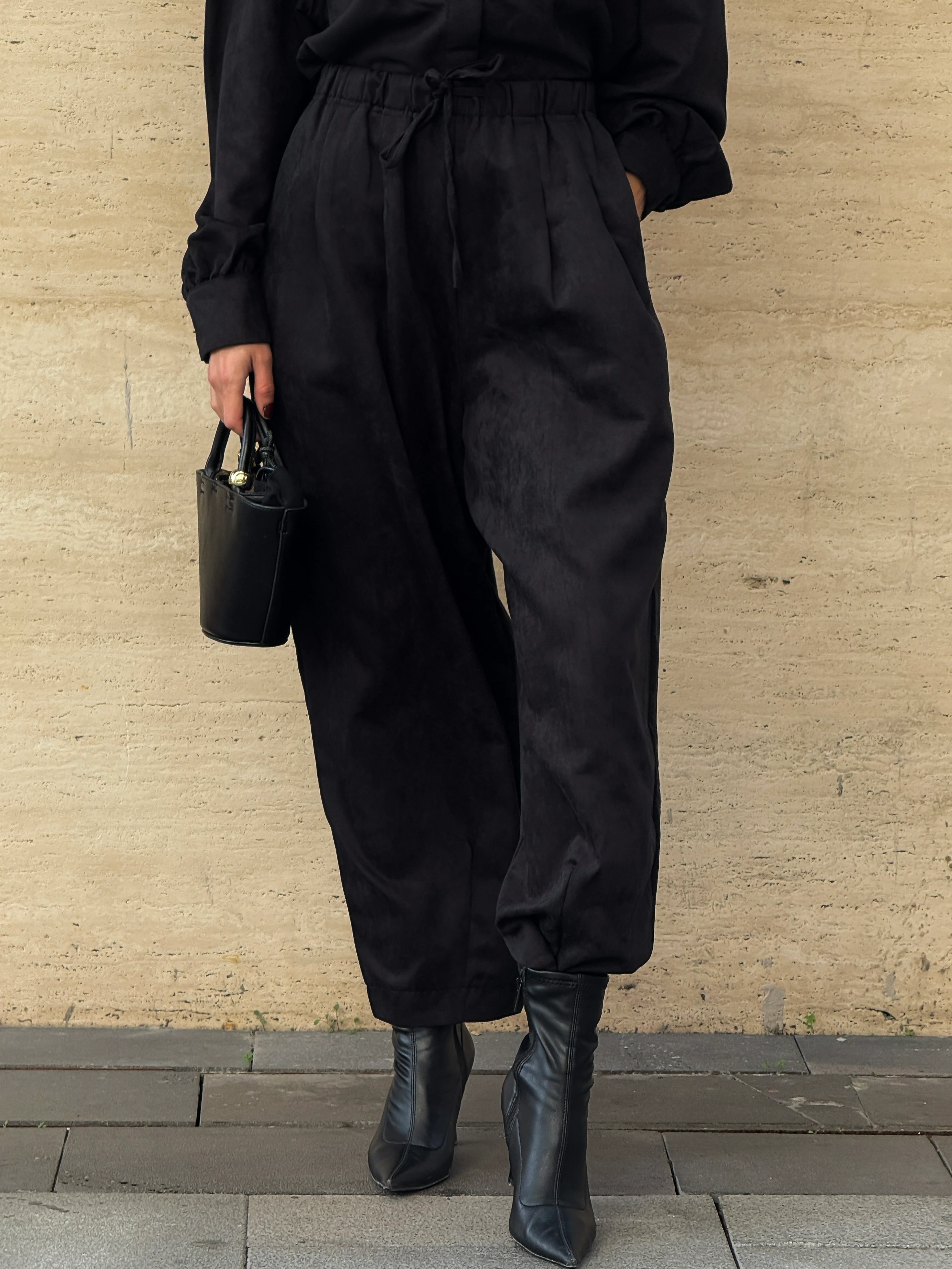 SÜET GÖMLEK PANTOLON TAKIM