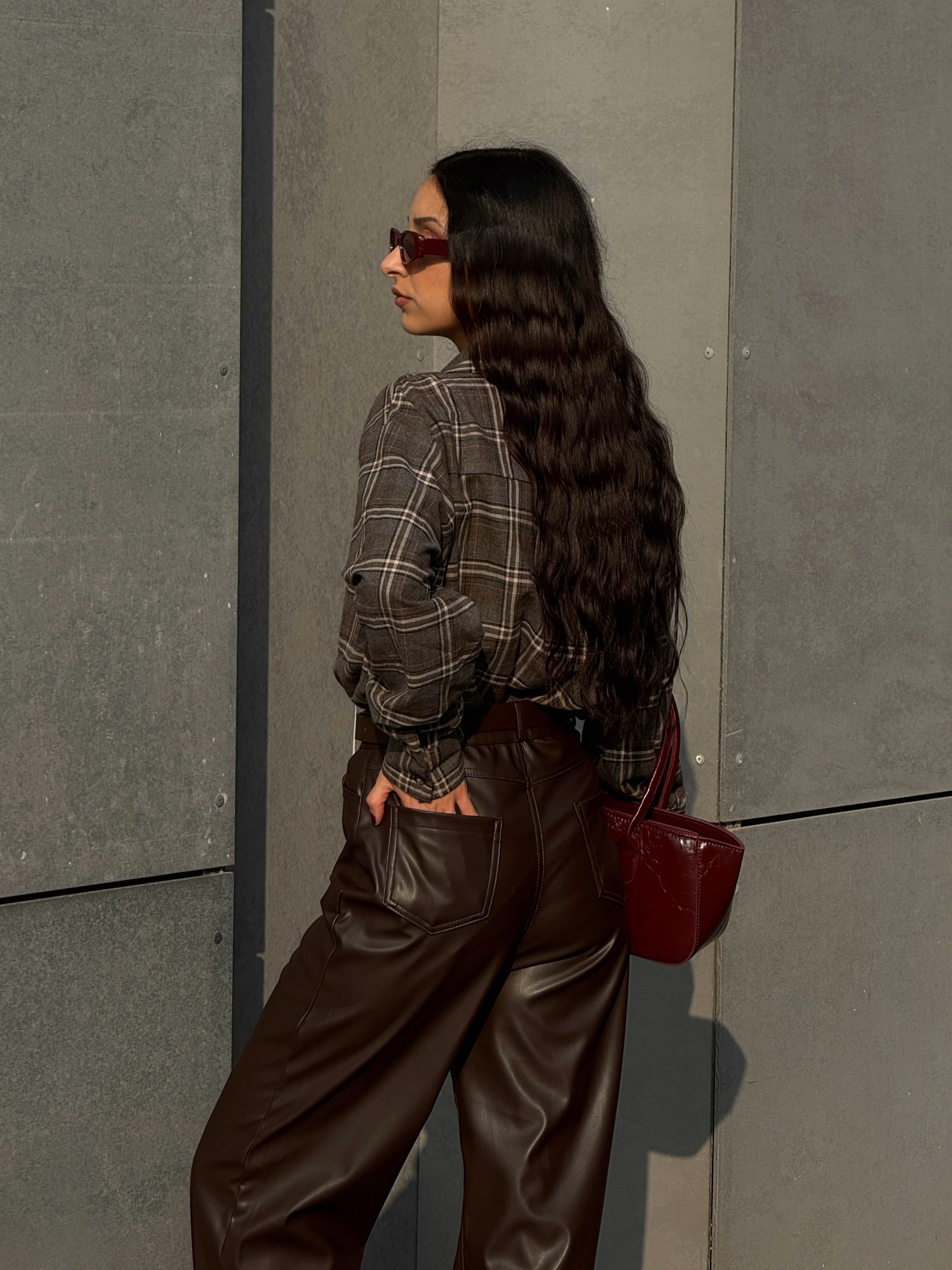 DERİ PALAZZO PANTOLON