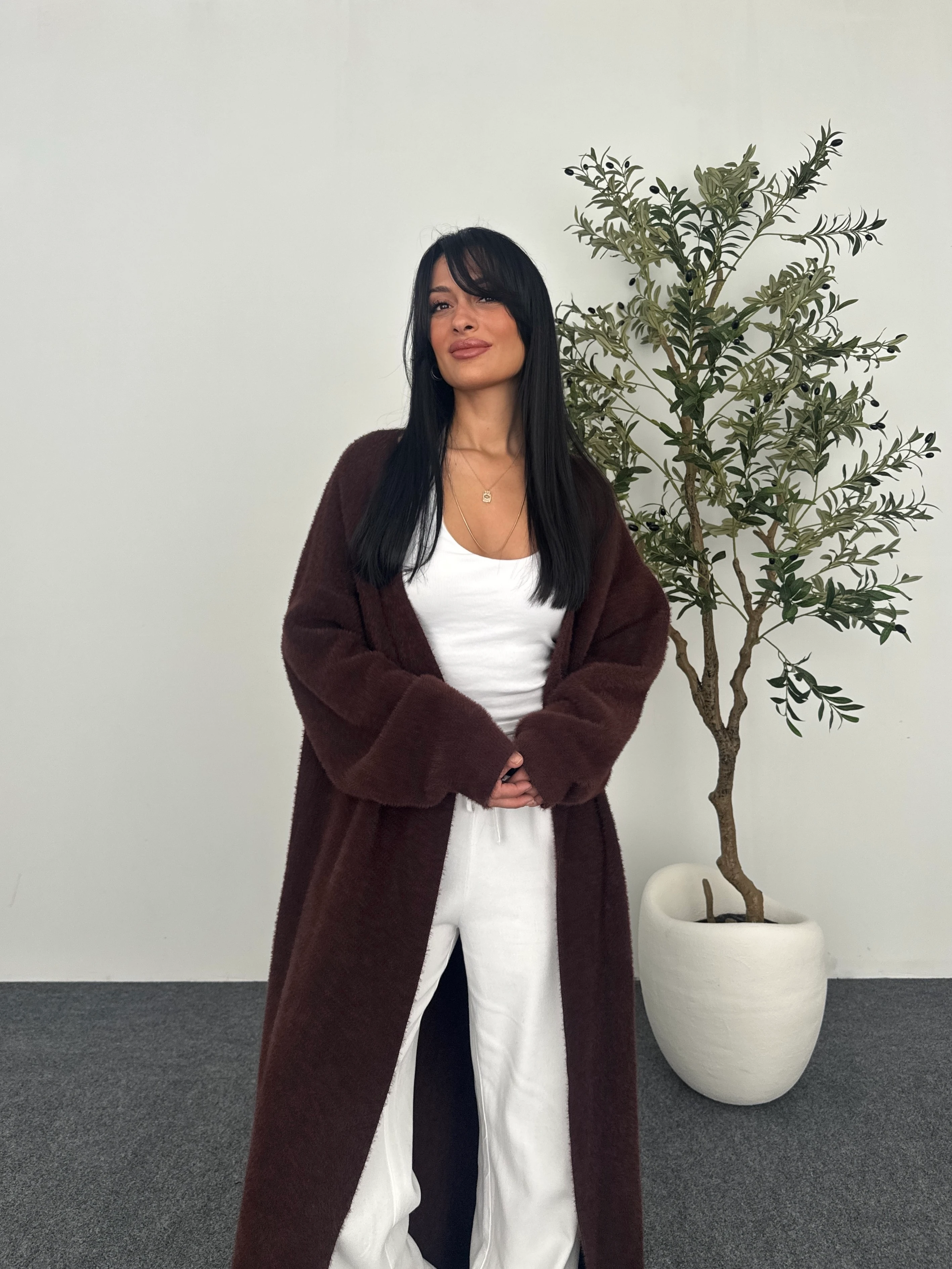 Oversize Maxi Boy Hırka