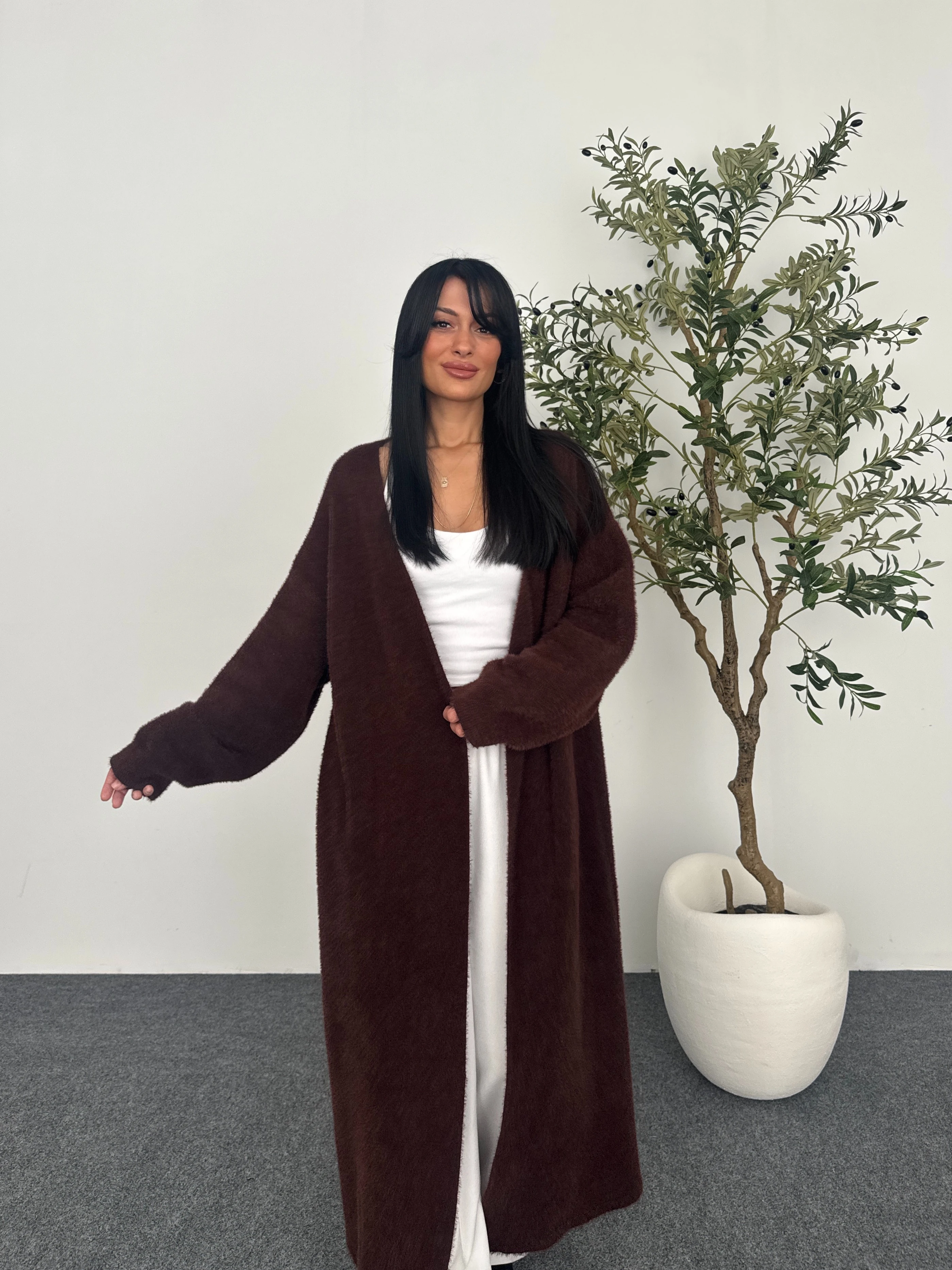 Oversize Maxi Boy Hırka