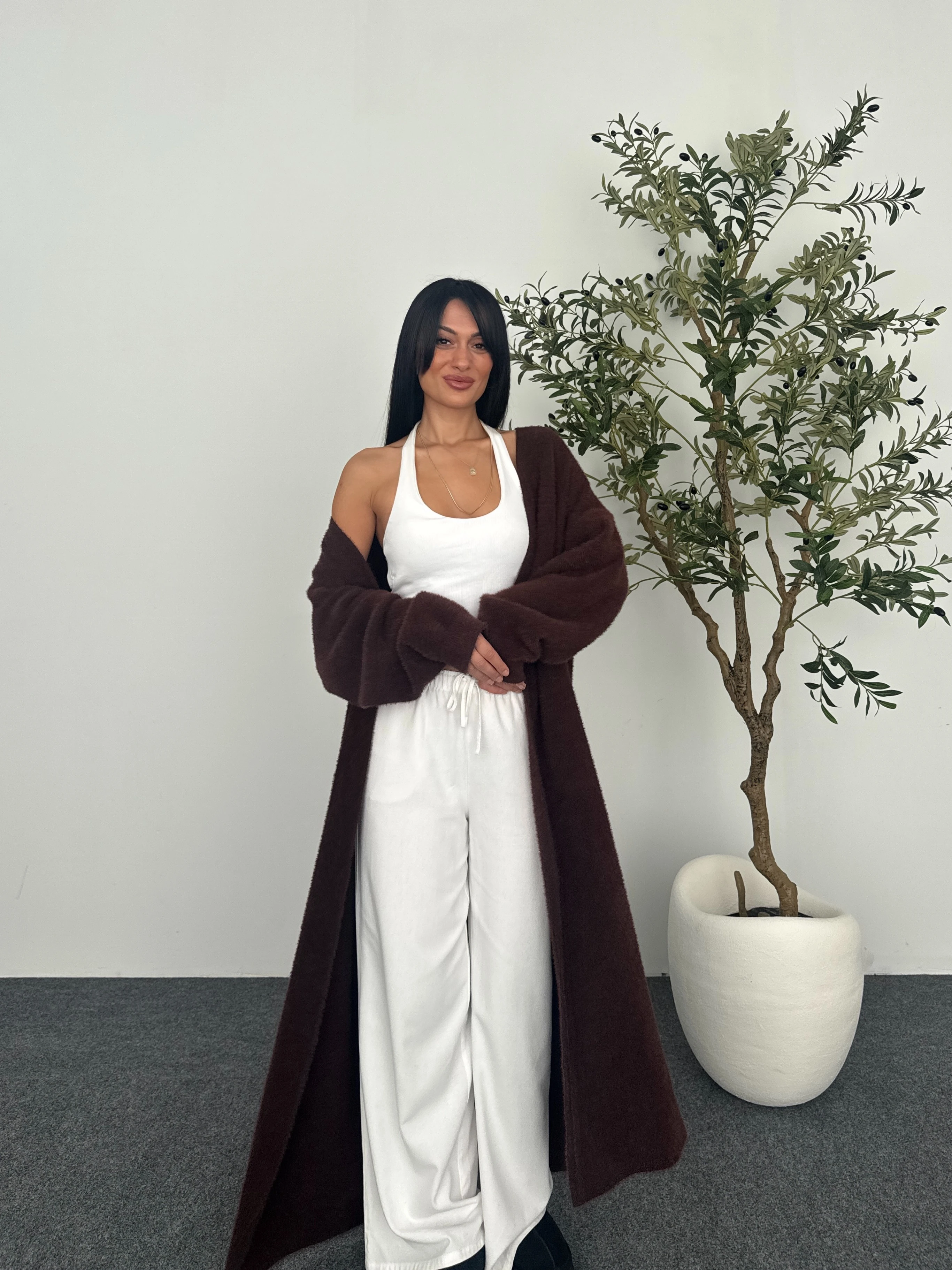 Oversize Maxi Boy Hırka