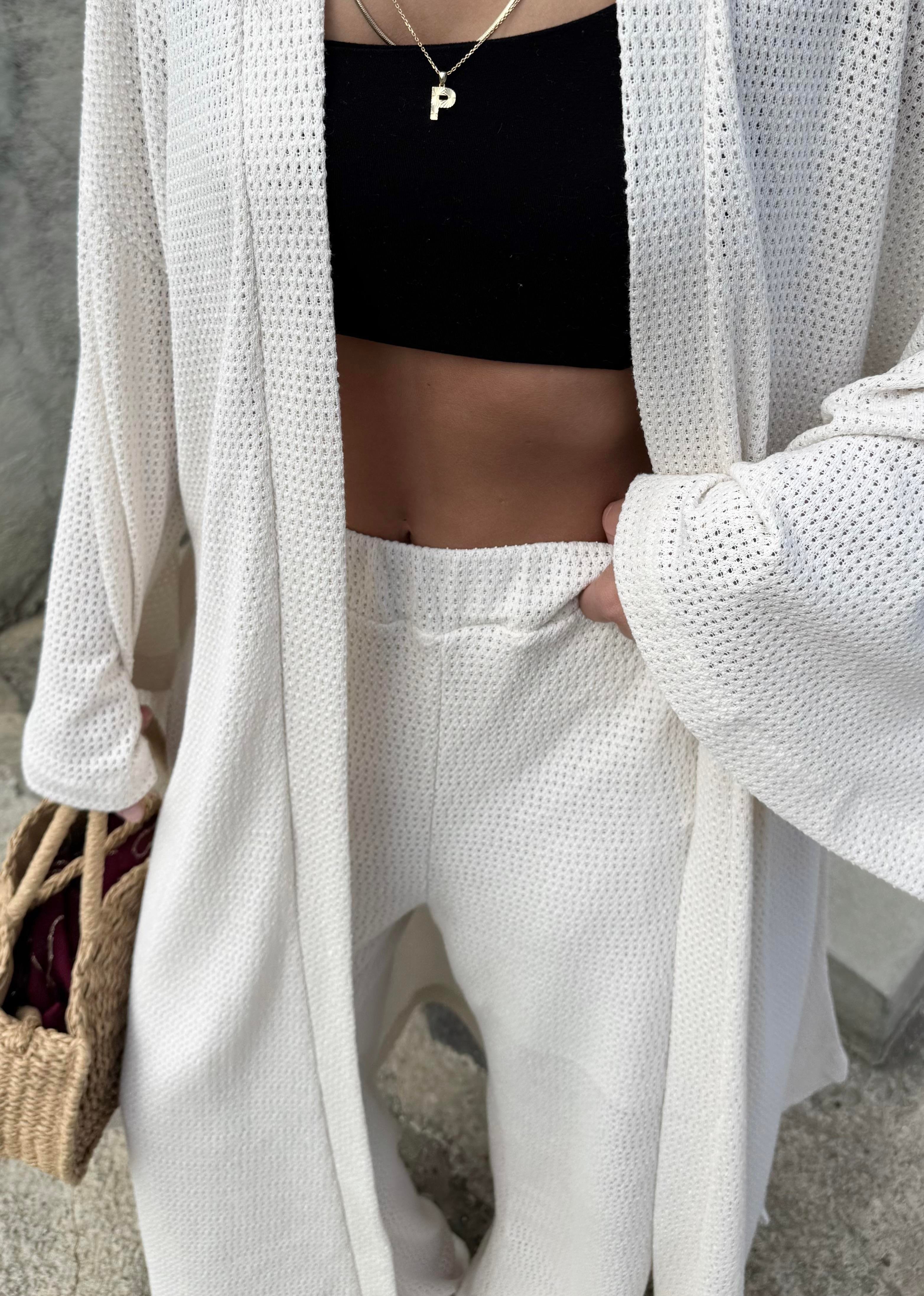 Ajurlu Kimono Takım