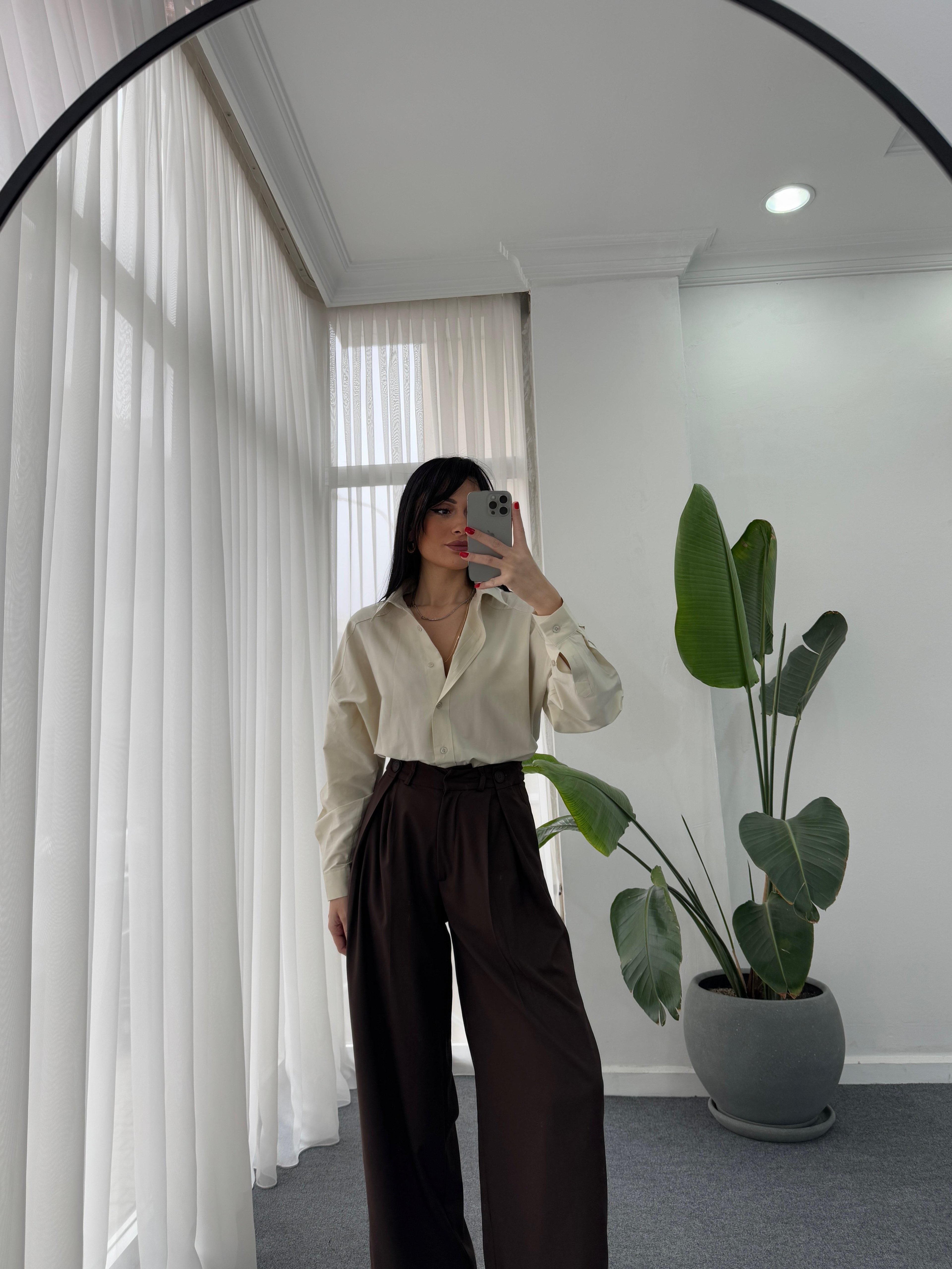 Oversize  Poplin Gömlek