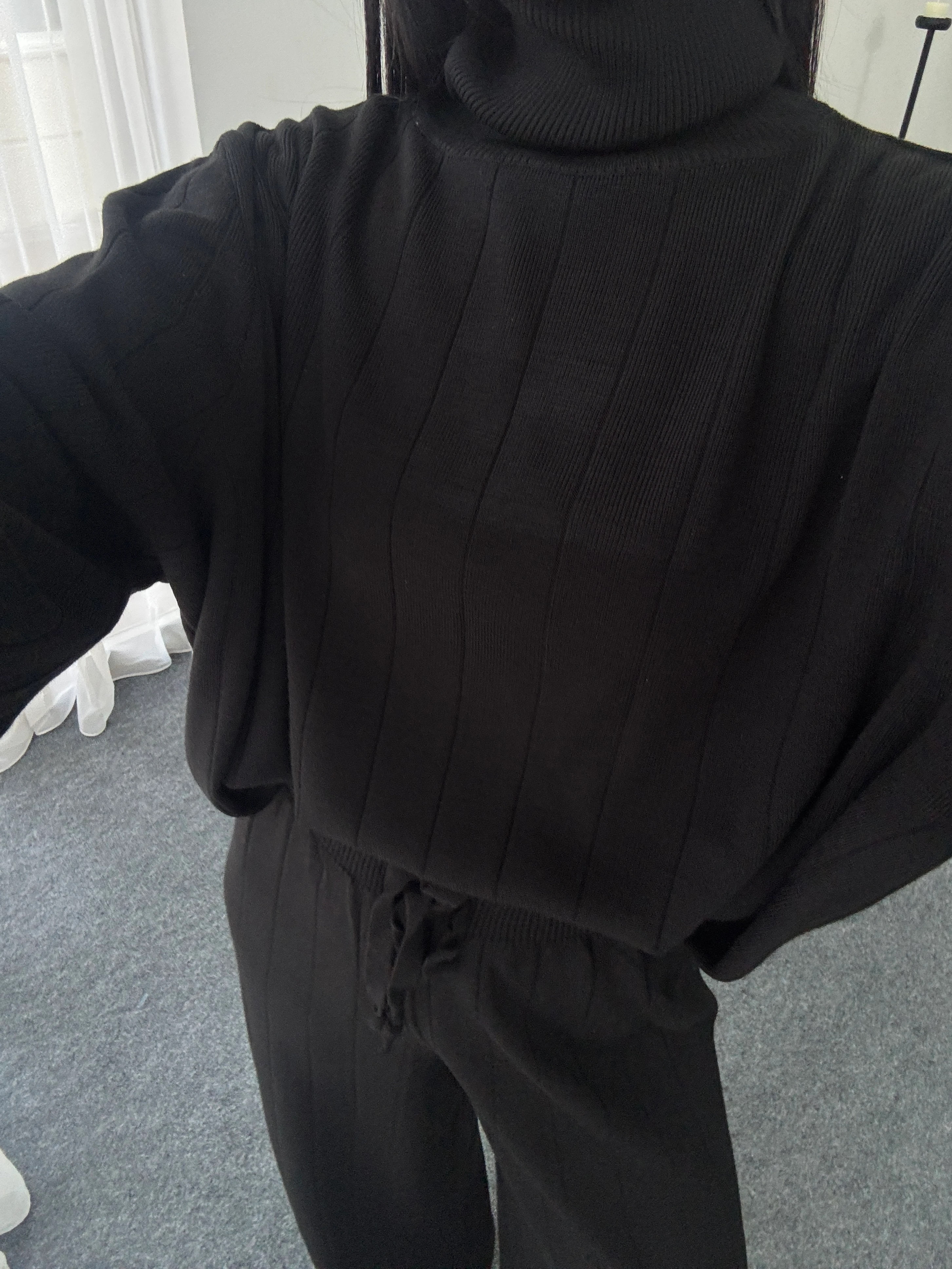 Triko İkili Takım - Siyah 