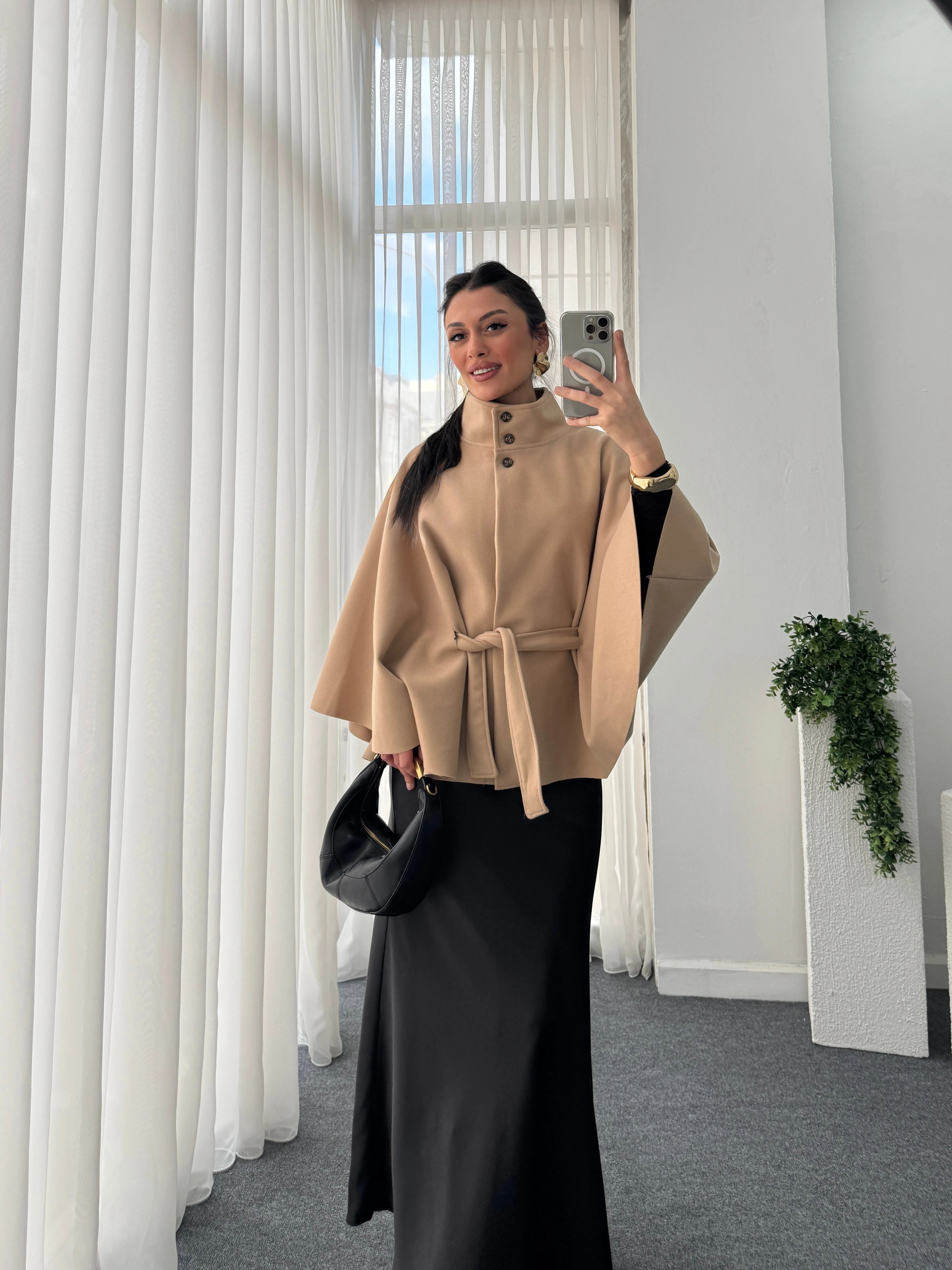 Kuşak Detay Panço  - Bej