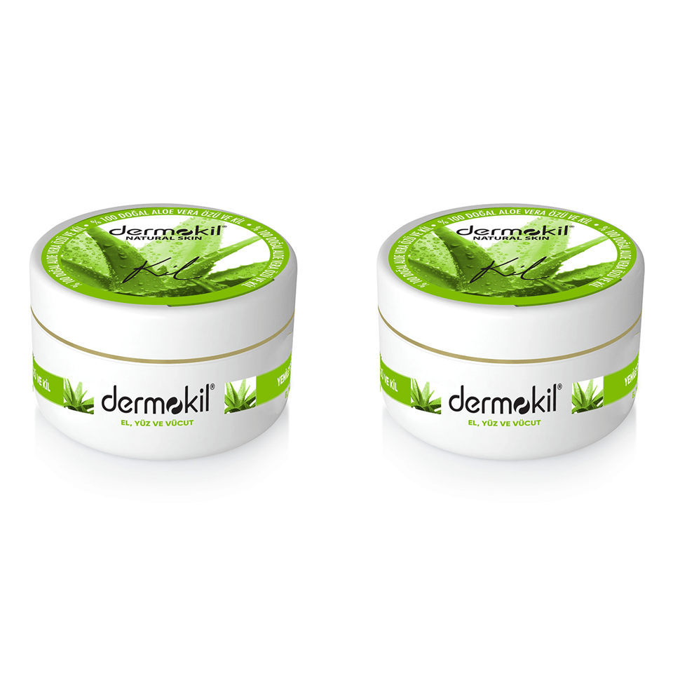 Dermokil El and Facial Cream Aloe Vera 300 ml 2 set