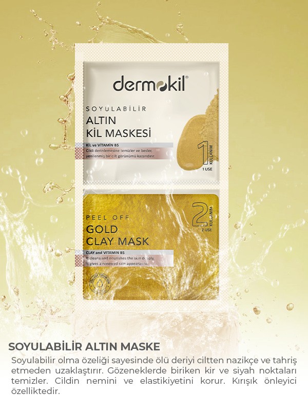 Soyulabilir Altın  Maske 2* 7.5 ml