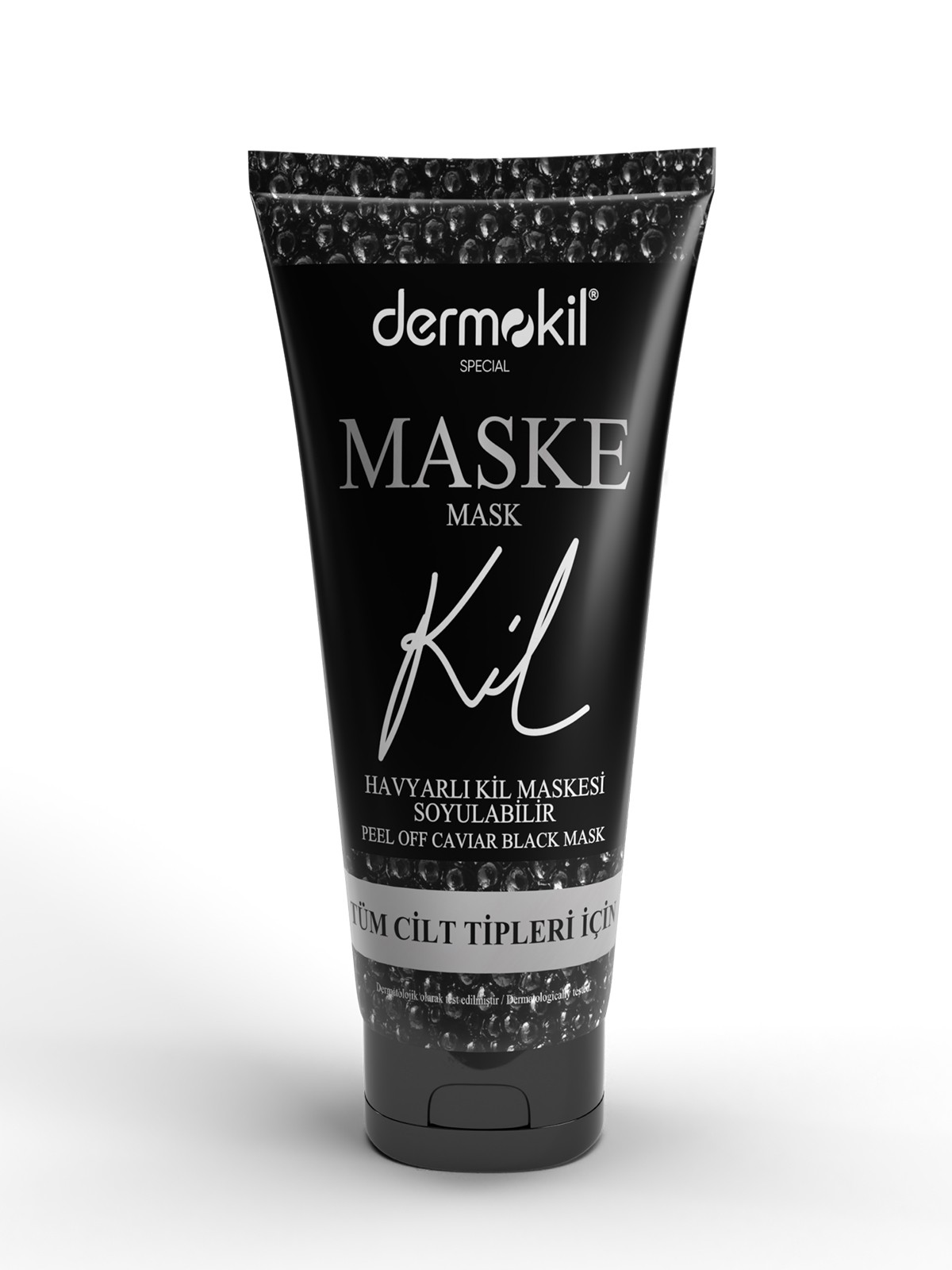 Soyulabilir Havyarlı  Siyah Kil Yüz Maskesi 75 ml (Tüm Cilt Tipleri İçin)