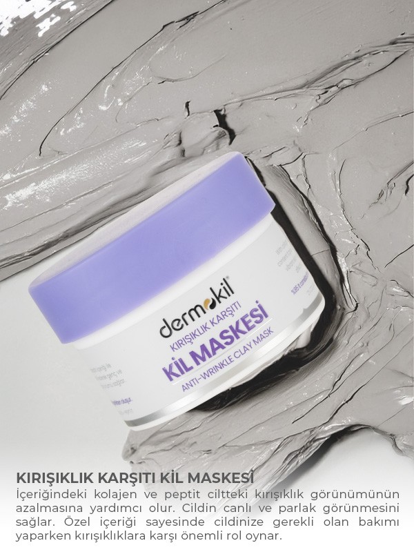 Kırışıklık Karşıtı Kil Maskesi 50 Ml