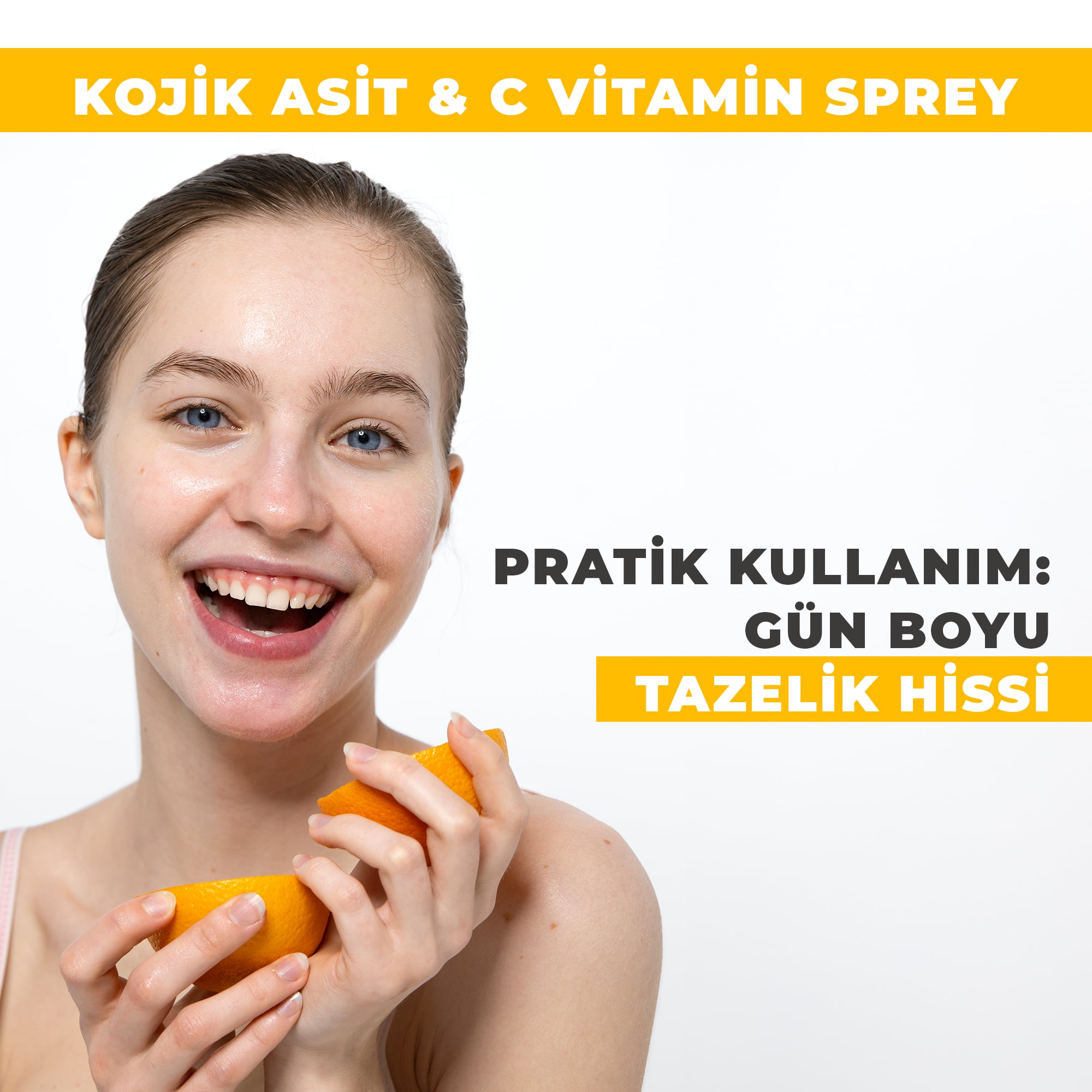 Kojik Asit C Vitamini Leke Karşıtı Yüz Spreyi 50 ml