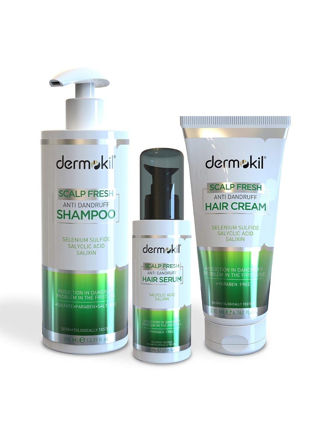 Dermokil anti -dandruff hair care set