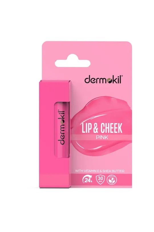 Renkli Dudak ve Yanak Nemlendirici Bakım Kremi 30 spf Pink