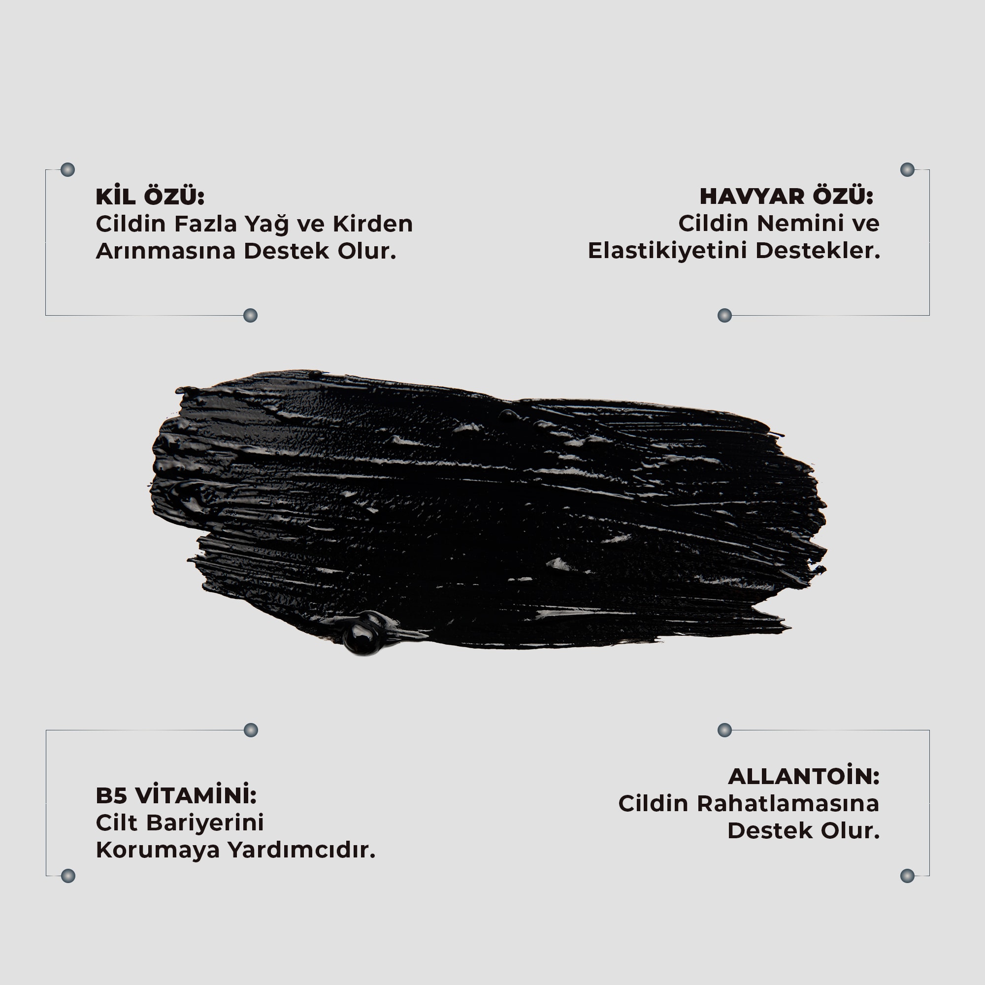 Siyah Havyar Özlü Soyulabilir Doypack Maske 30 ml
