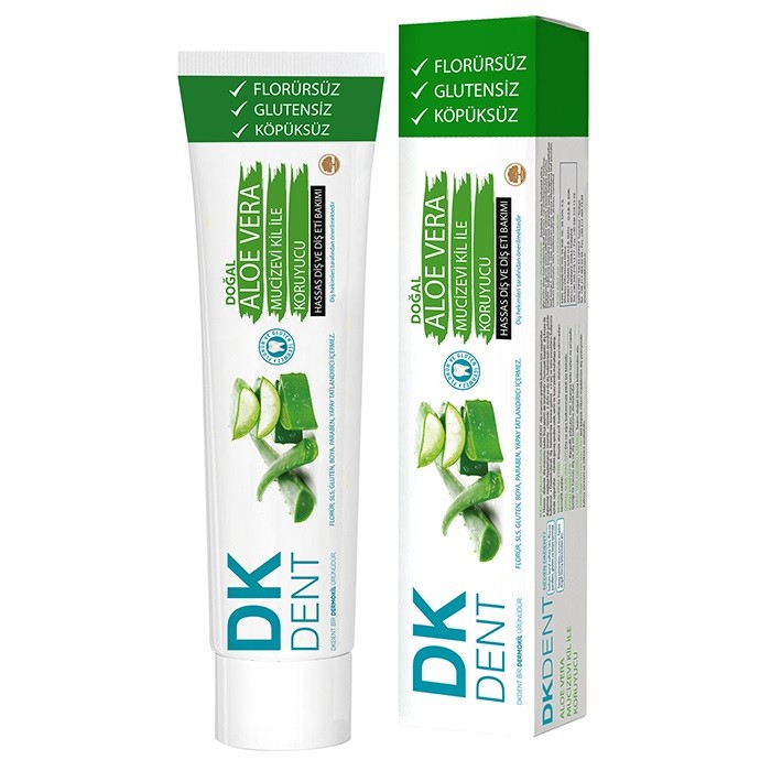DKDENT Aloe Vera Fluoride Natural toothpaste 75 ml