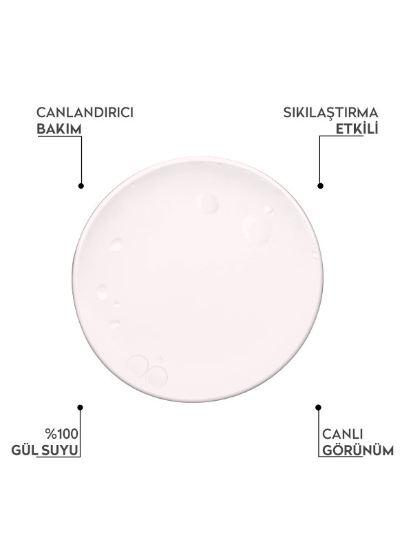 %100 Doğal Gül Suyu Canlandırıcı Sıkılaştırıcı Tonik