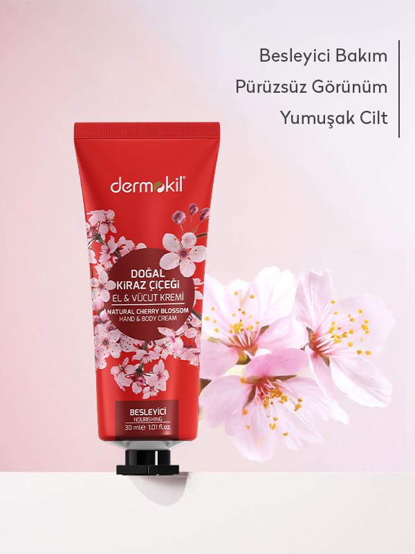 Kiraz Çiçeği El ve Vücut Kremi 30 ml