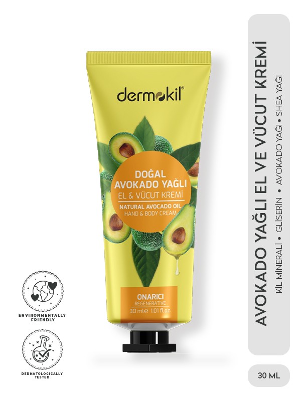 Avokado Yağlı El ve Vücut Kremi 30 ml