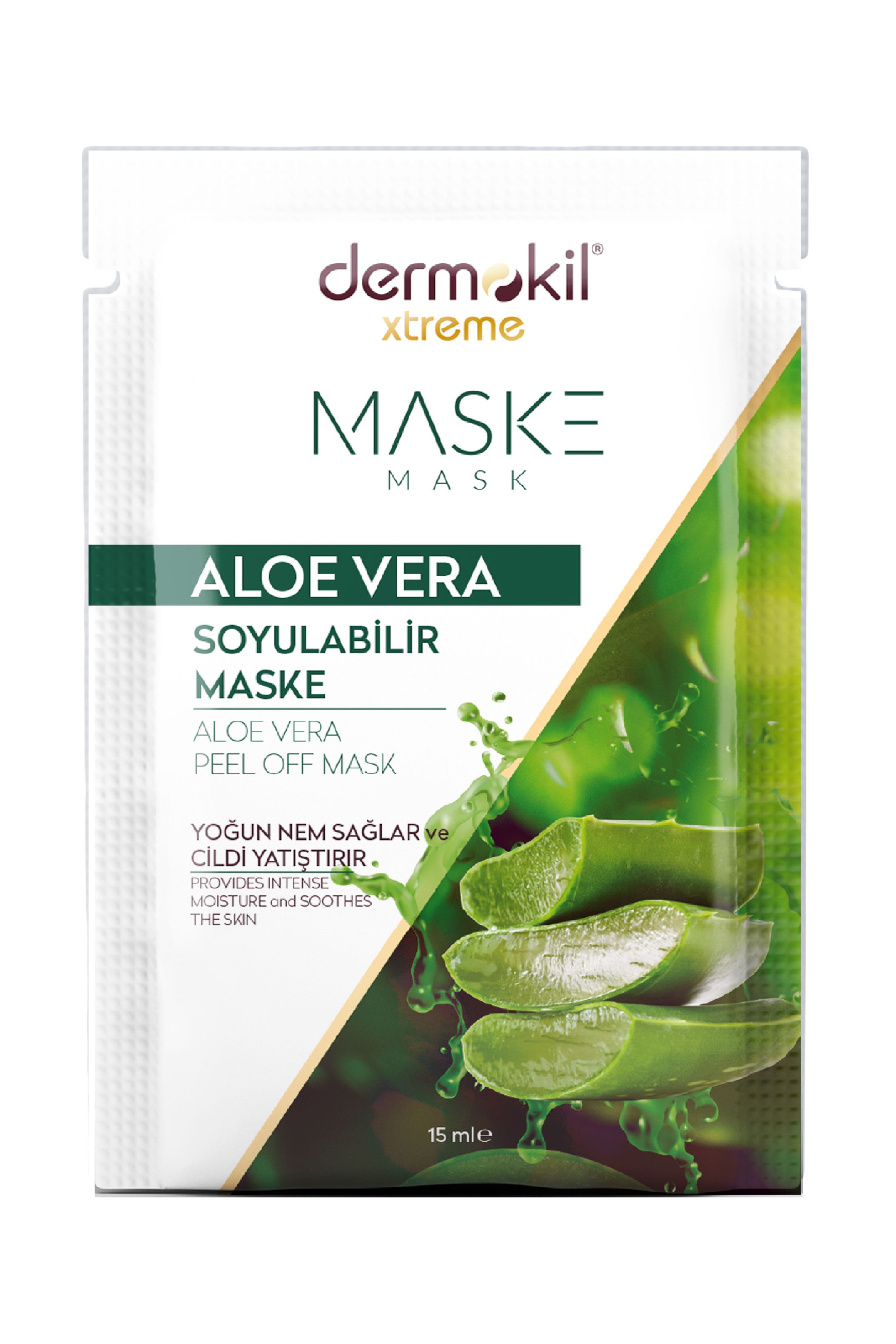 Aloe Vera Soyulabilir Yüz Maskesi 15 ml