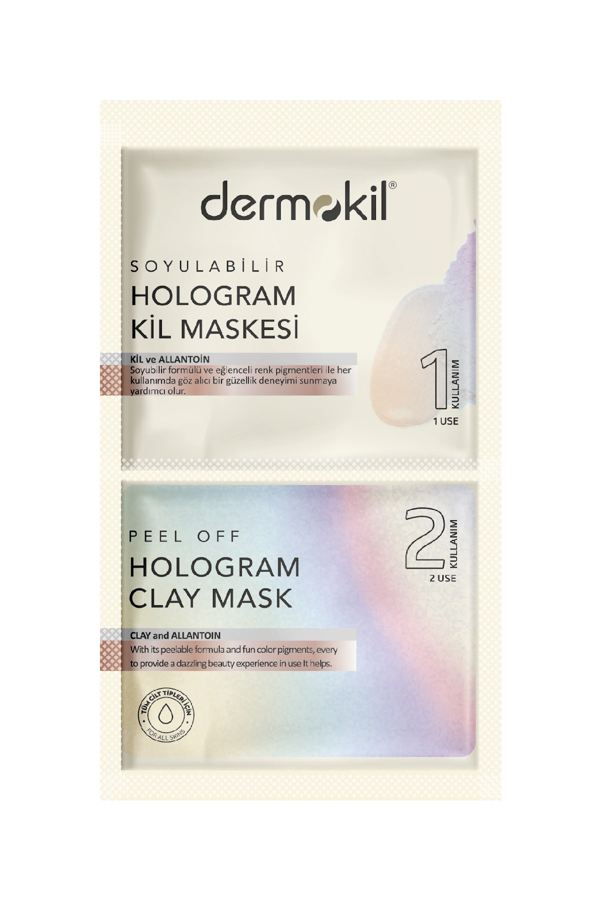 Soyulabilir Hologram Maske 2 x 7.5 ml