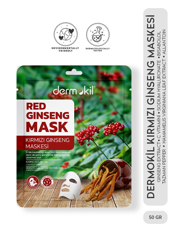 Kırmızı Ginseng Maskesi (Karma Ciltler için) 20 gr