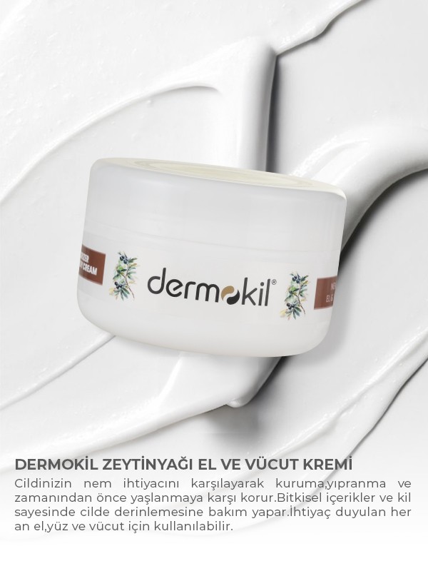 Zeytinyağlı Yüz, Vücut ve Doğal El Kremi 300 ml