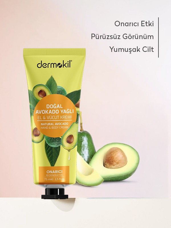 Avokado Yağlı  El ve Vücut Kremi 75 ml