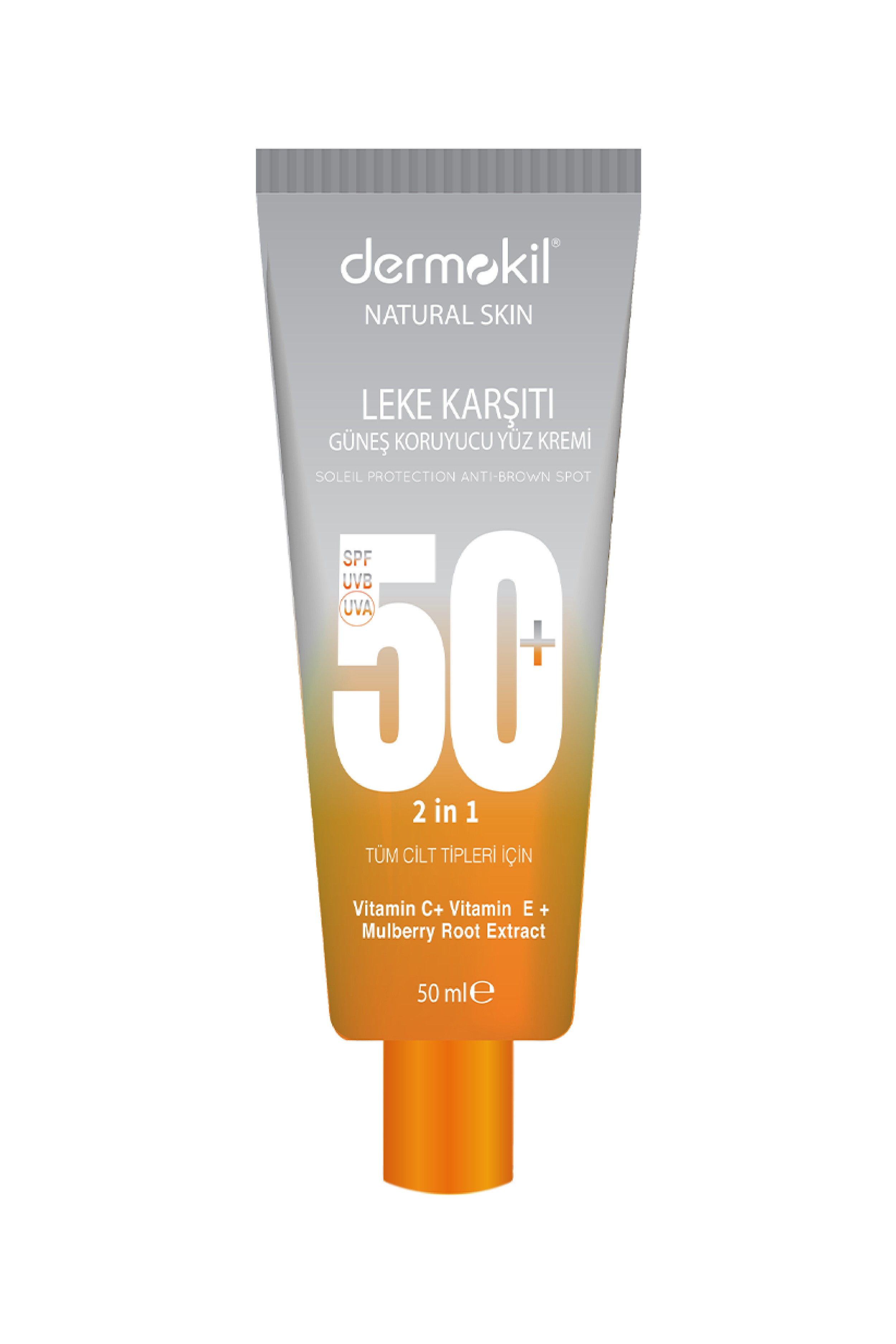 Leke Karşıtı Güneş Koruyucu Yüz Kremi  50 ml