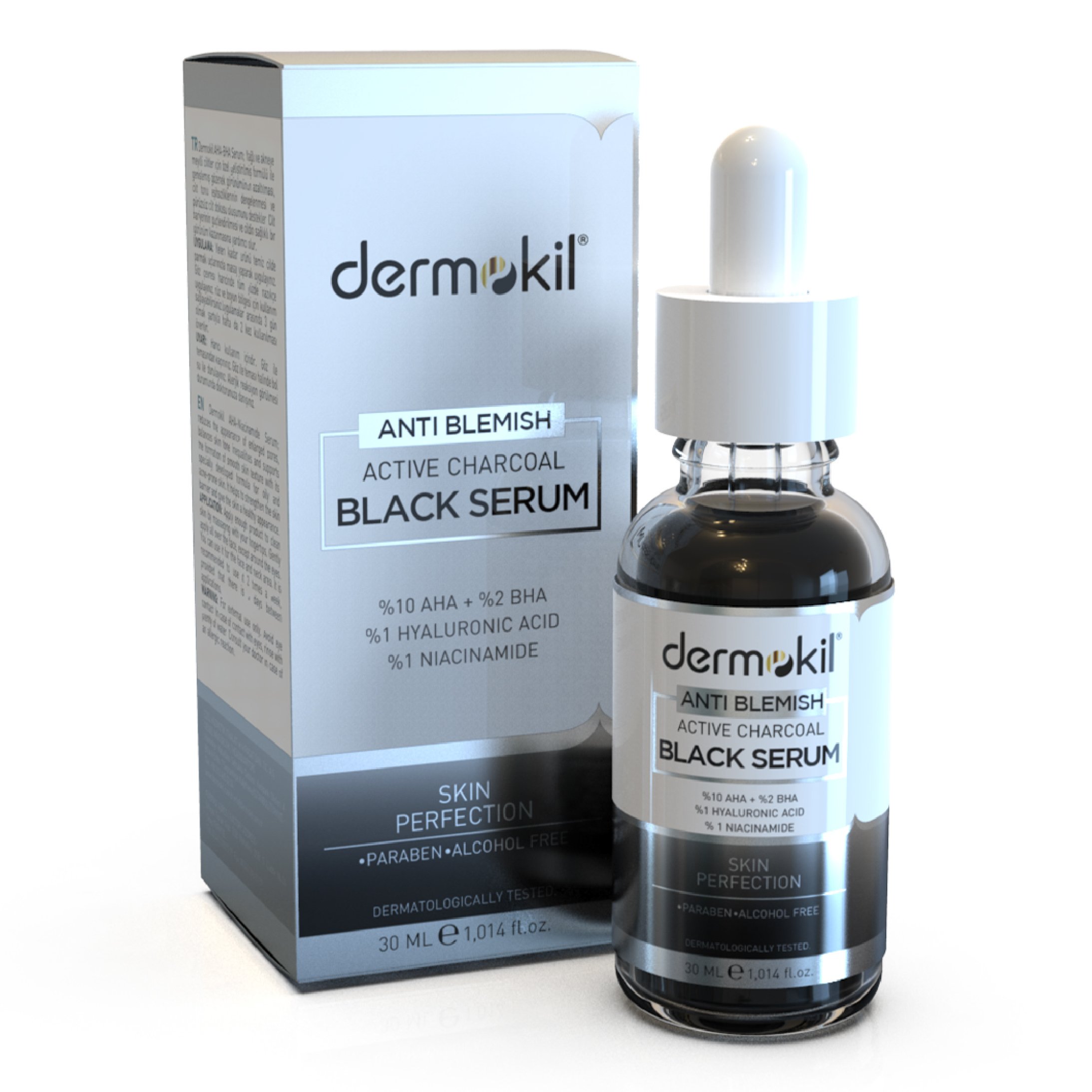 Anti Blemish Active Charcoal Black Serum 30 ml