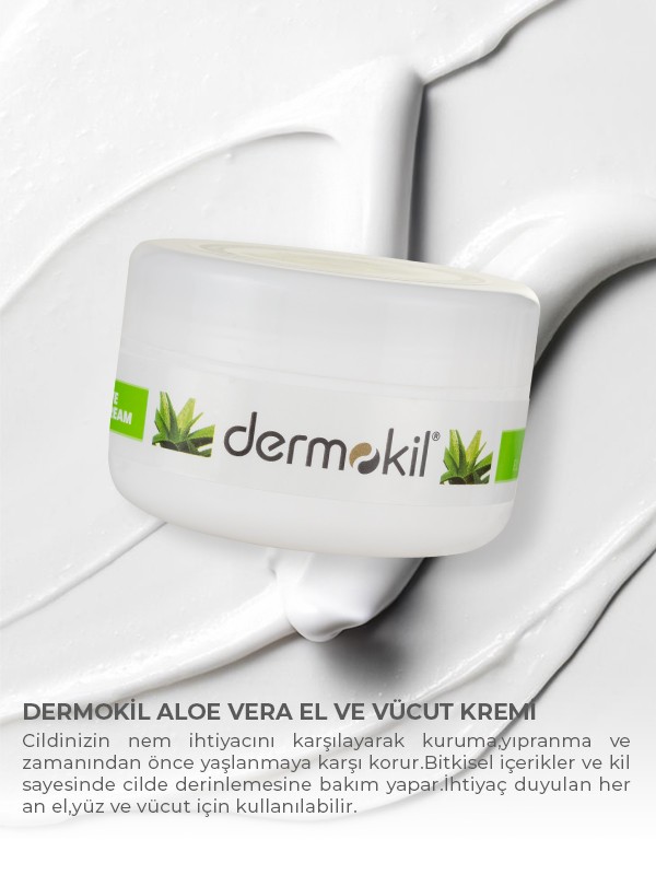 Yüz, Vücut ve Doğal El Kremi AloeVera 300 ml