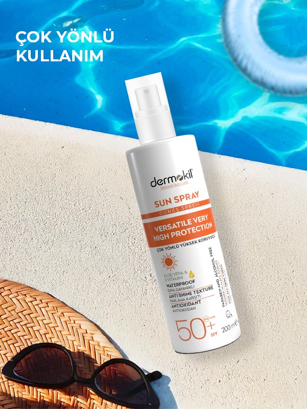 Sun Sprey-Çok Yönlü Yüksek Koruyucu Güneş Spreyi 50 SPF 200 ml