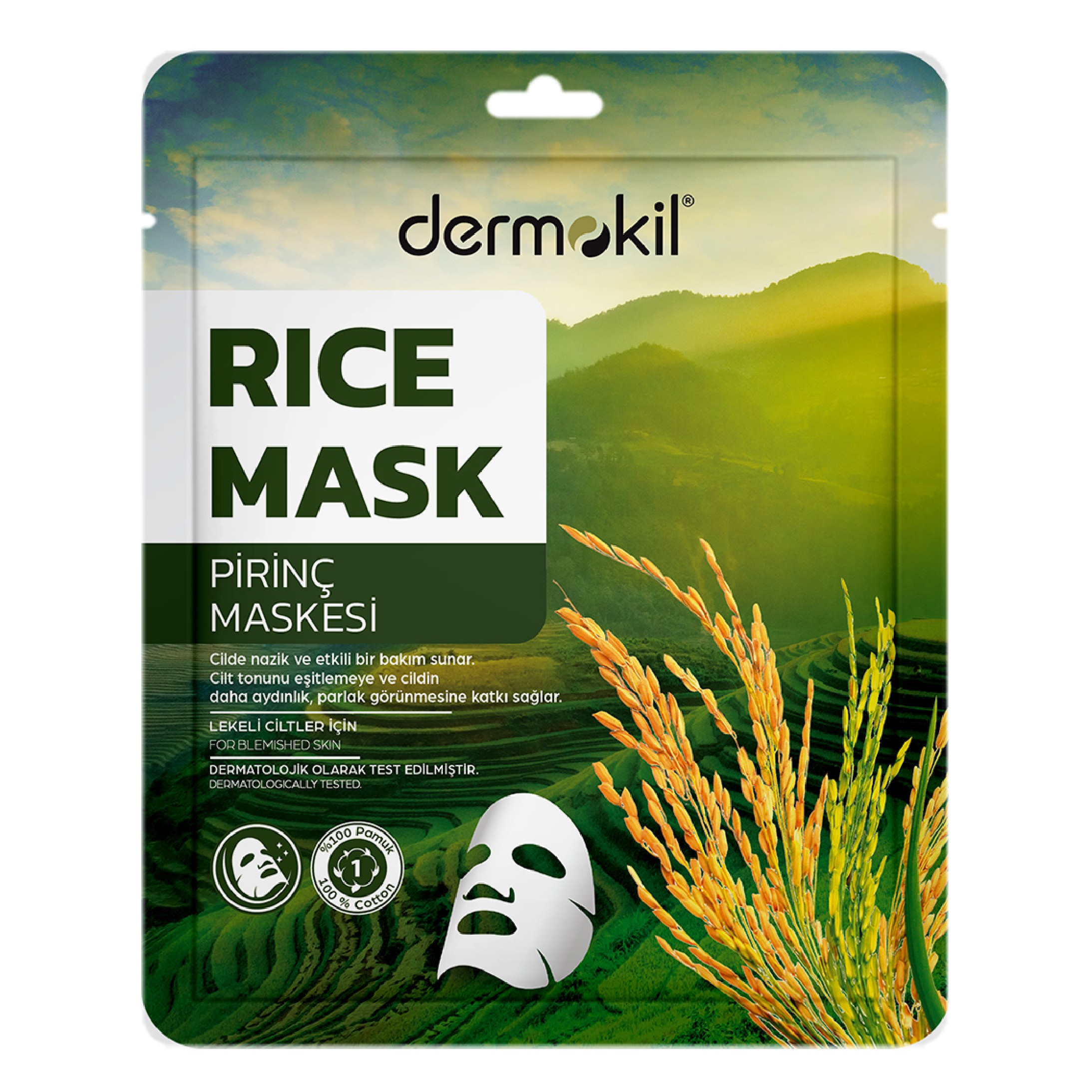 Dermokil Rice Mask (For Blemished Skin) 20 gr