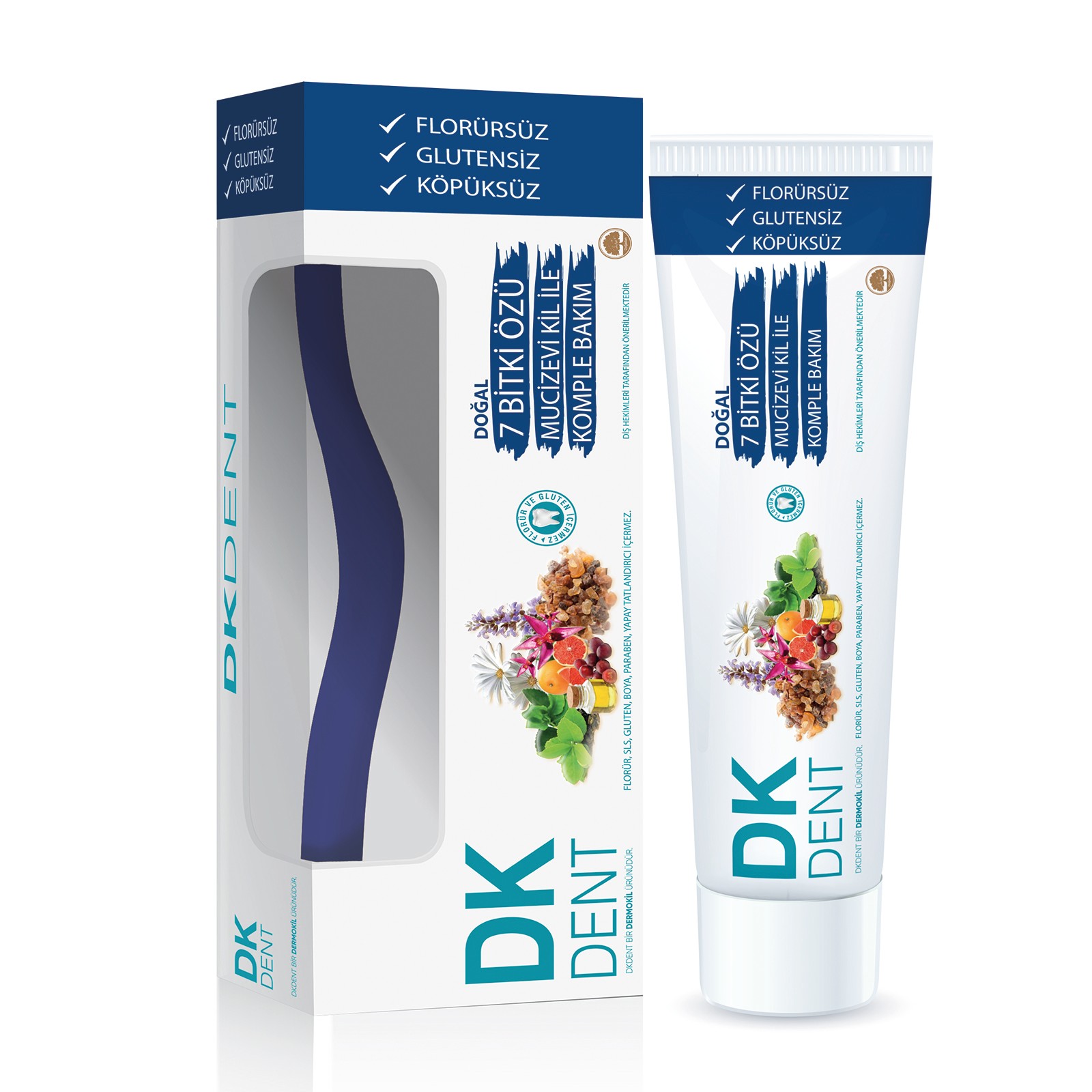 DKDENT 7 PLANT EXCHANGE TENT PASTE 75 ML Toothbrush Gift