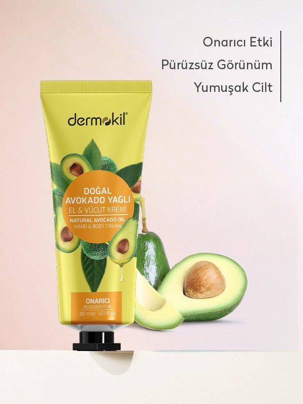 Avokado Yağlı El ve Vücut Kremi 30 ml