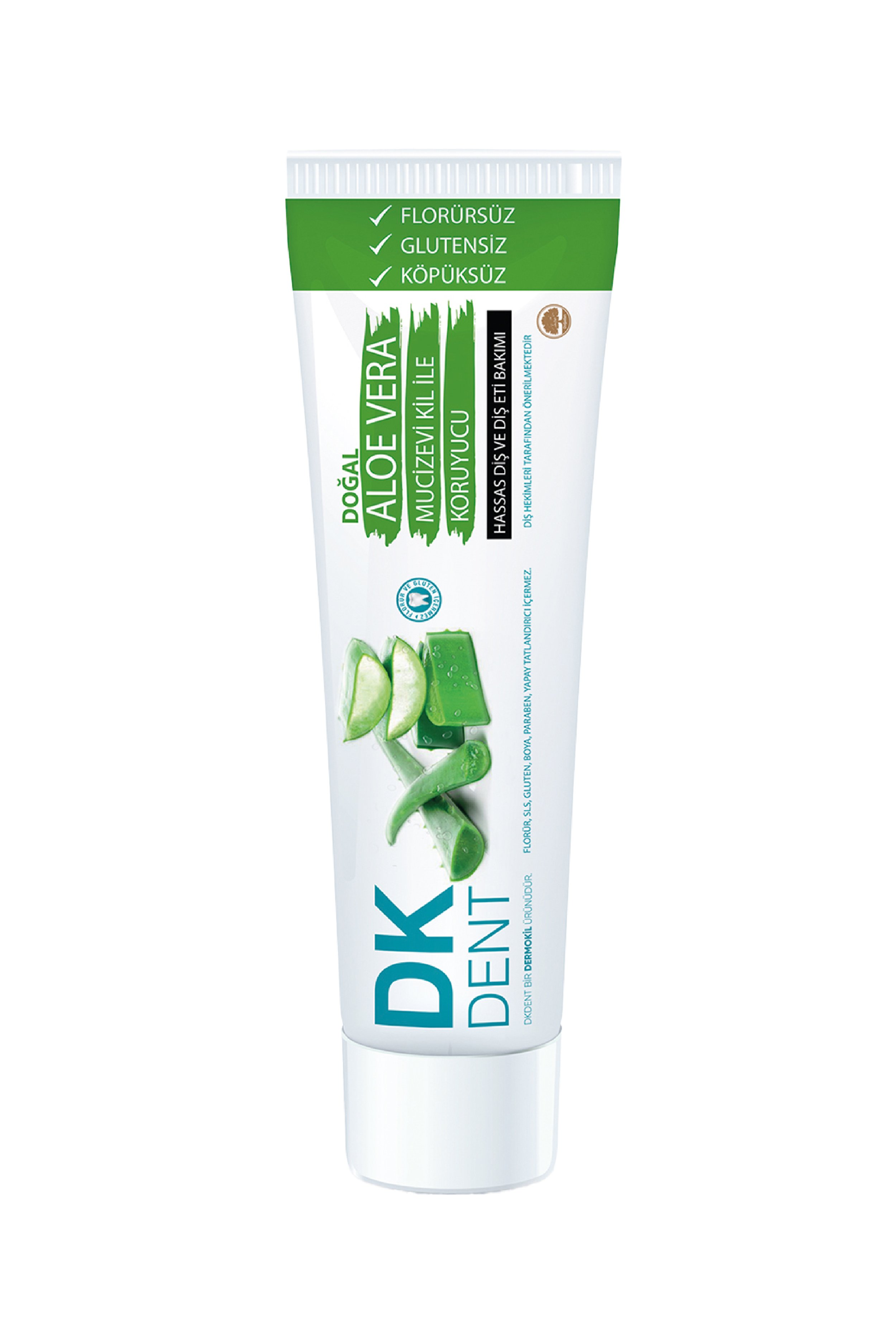 DKDENT Aloe Vera Fluoride Natural toothpaste 75 ml