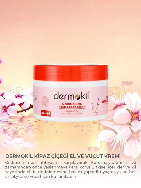 Kiraz Çiçeği El ve Vücut Kremi 250 ml