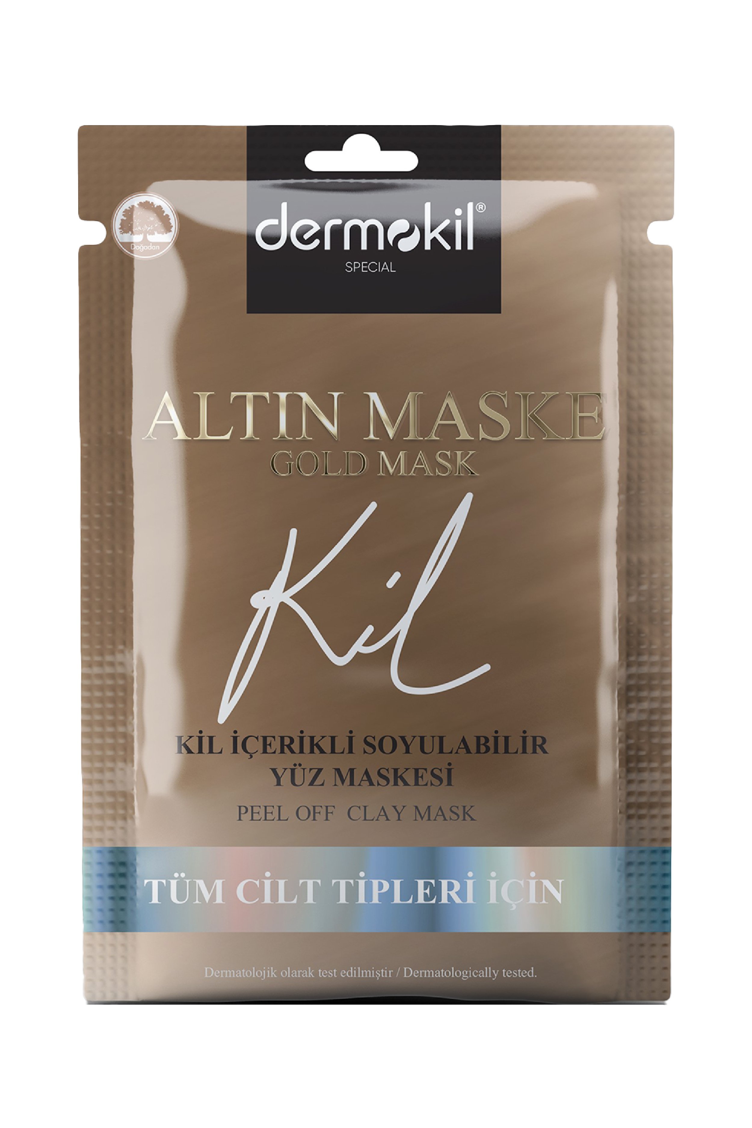 Soyulabilir Gold Yüz Maskesi 15 ml (Tüm Cilt Tipleri İçin)