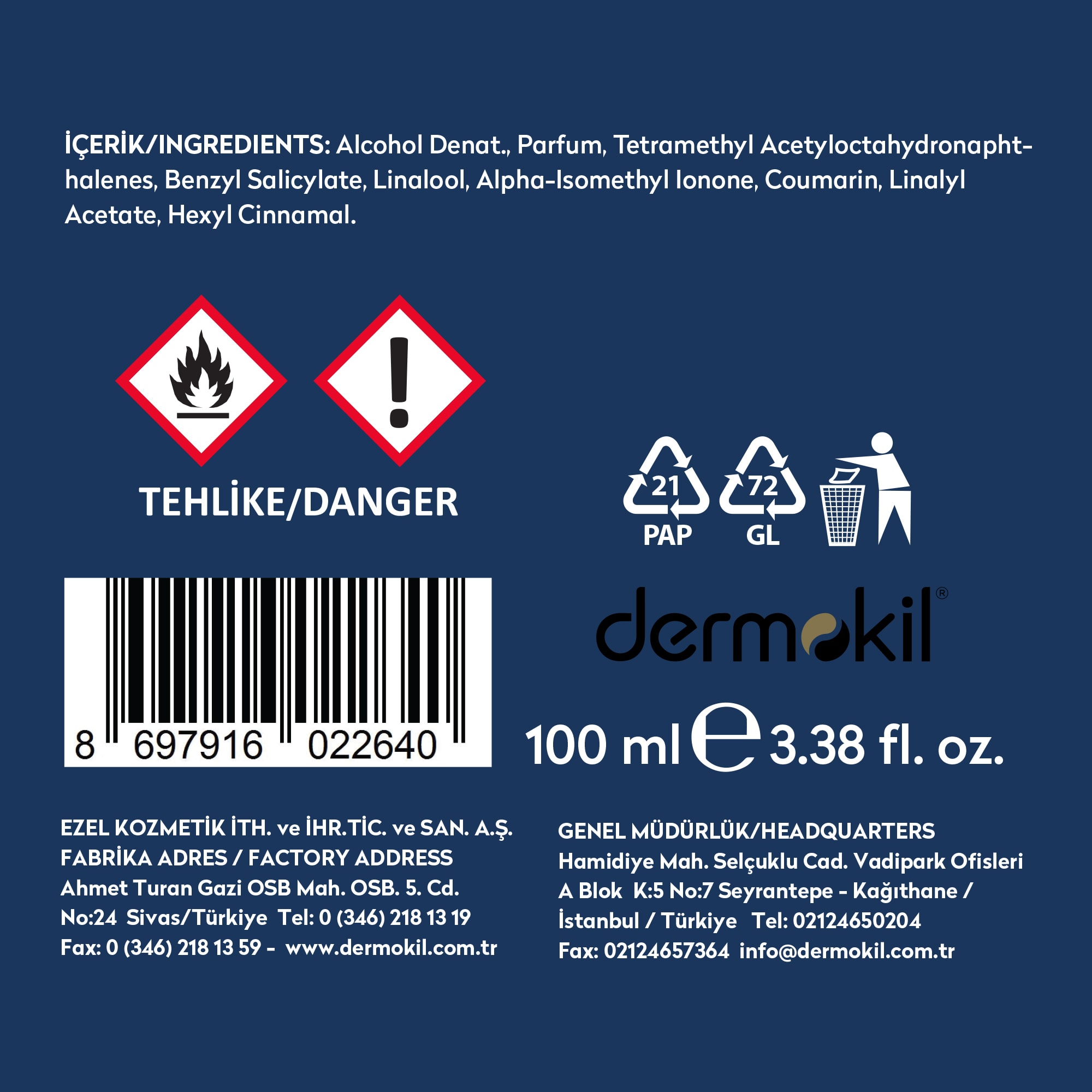 Soft Line Reed Diffuser Çubuklu Oda Kokusu 100 ml