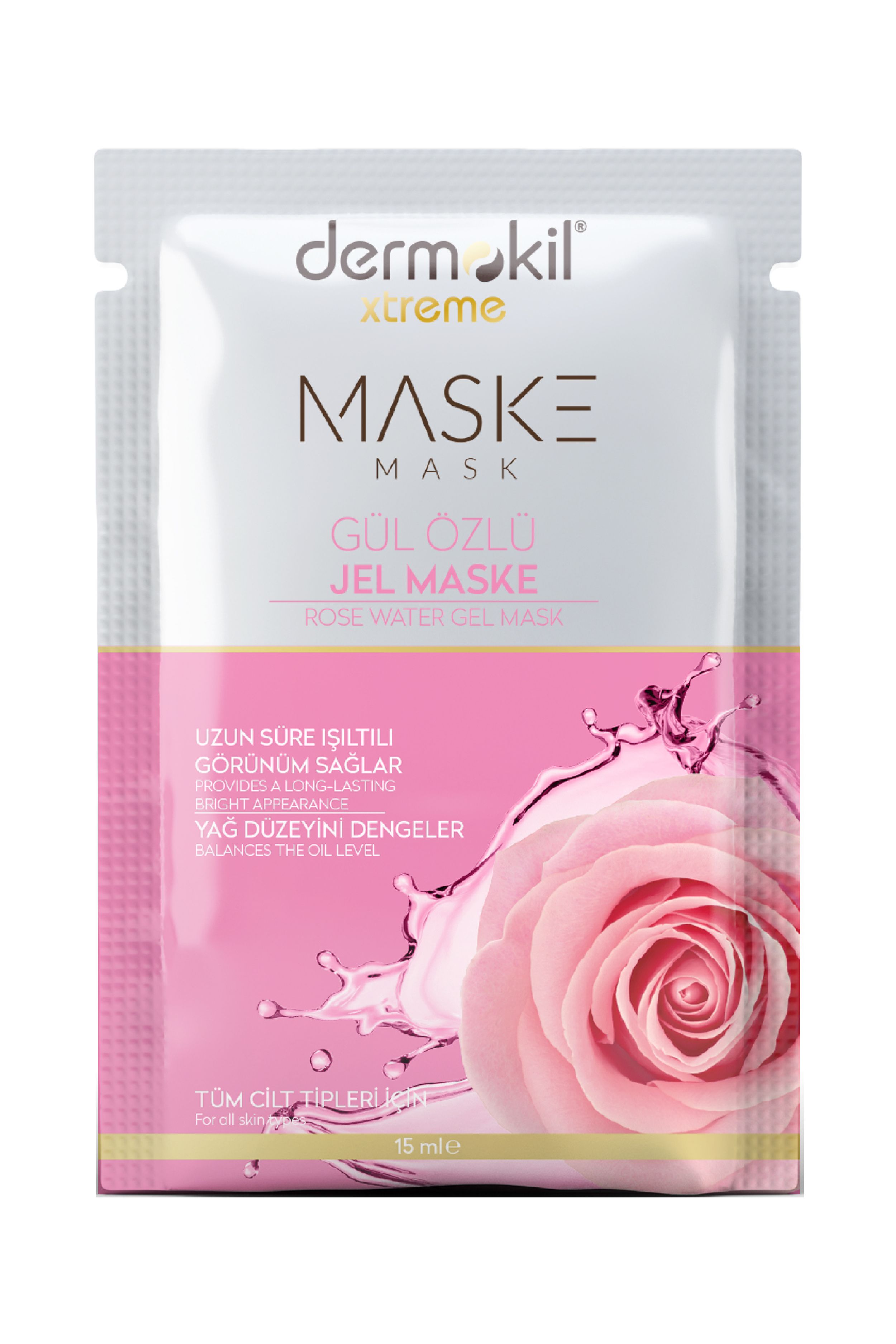 Rose Extract Gel Facial Mask 15 ml