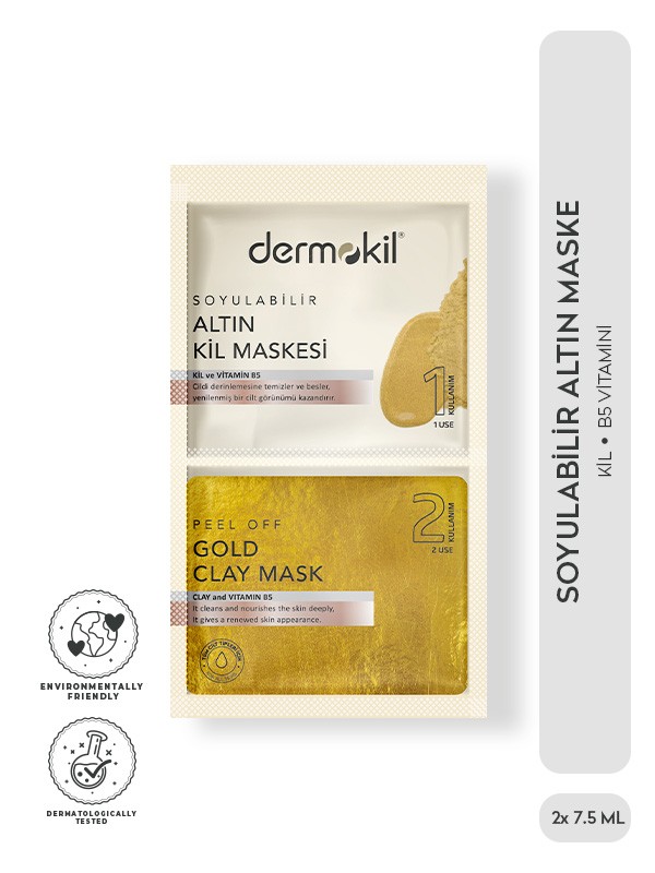 Soyulabilir Altın  Maske 2* 7.5 ml