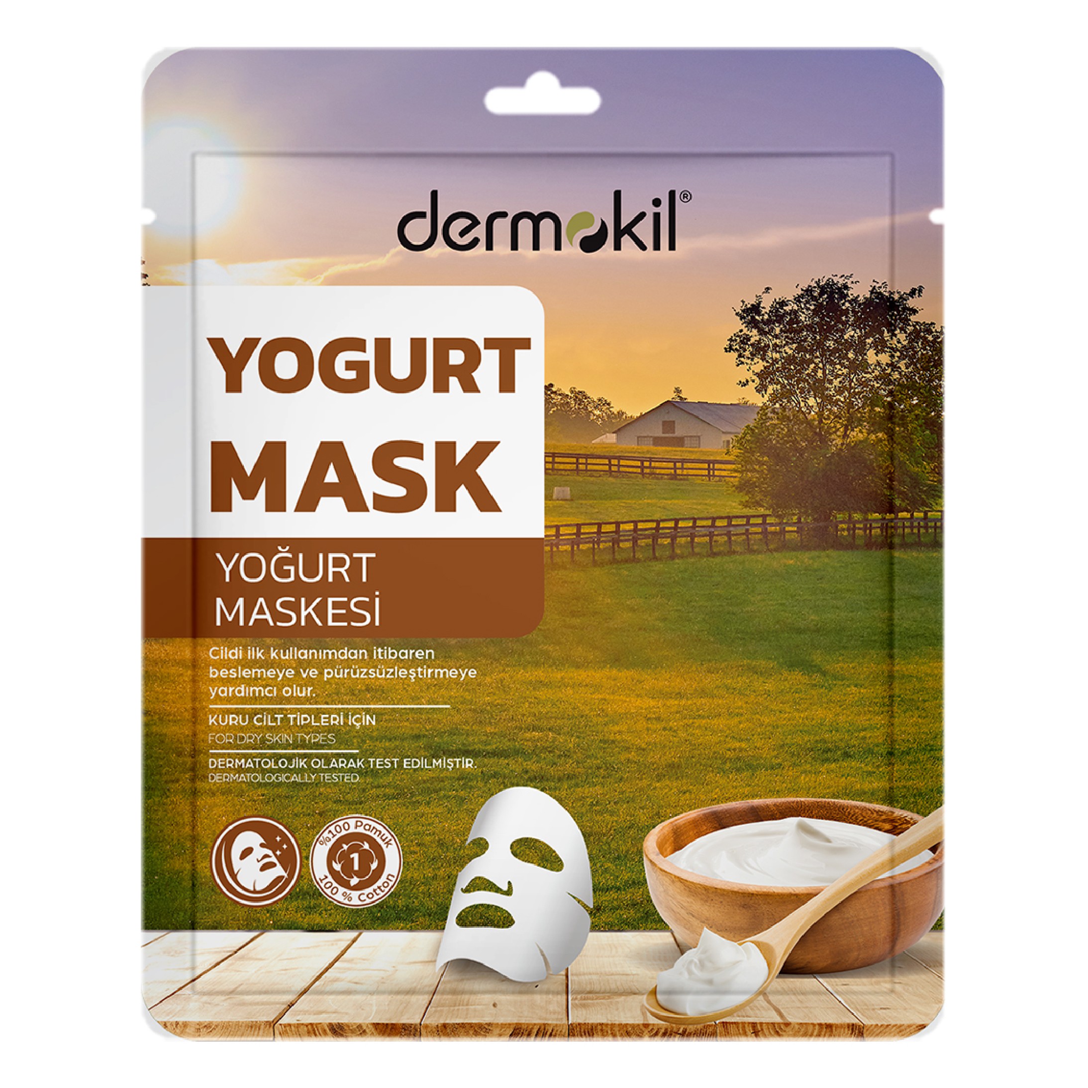 Dermokil Yogurt Mask (For Dry Skin) 20 gr