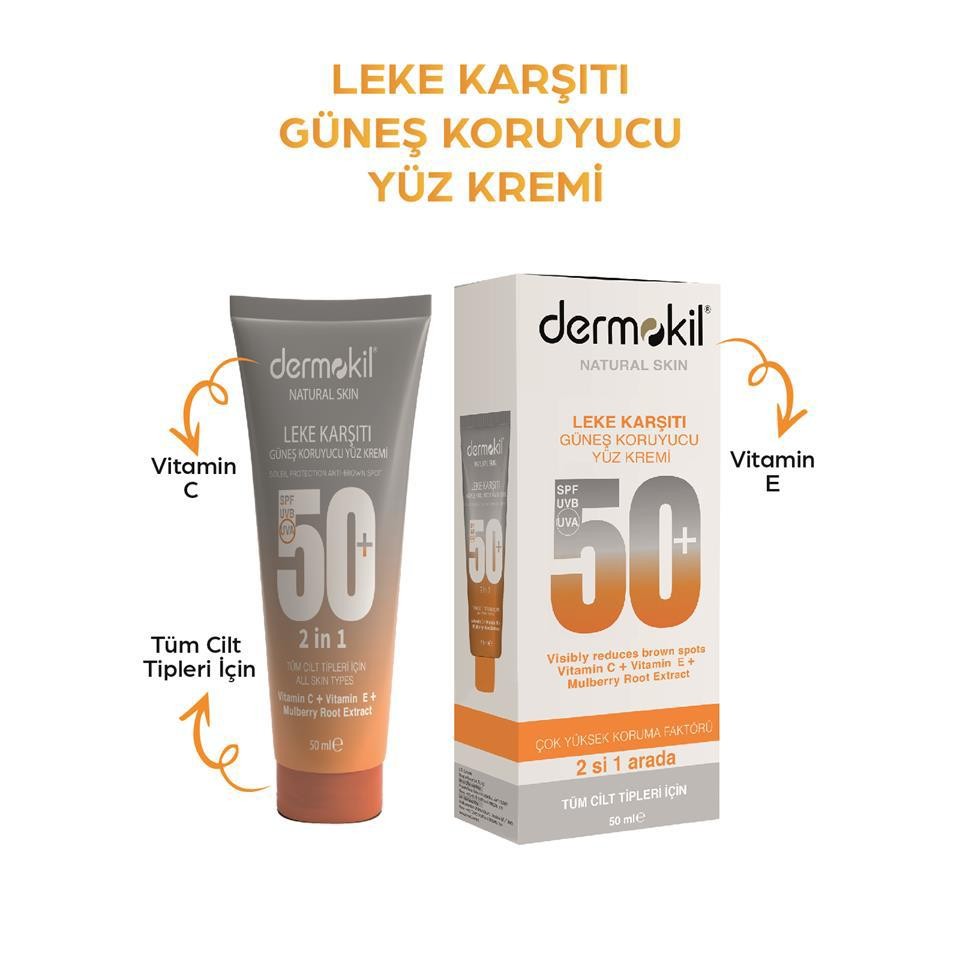 Leke Karşıtı Güneş Koruyucu Yüz Kremi  50 ml