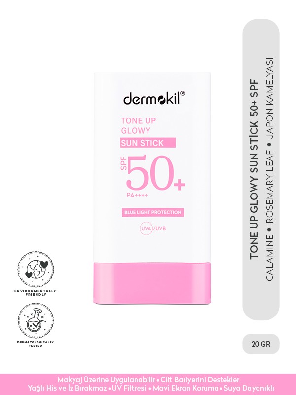 Tone Up Glowy Sun Stick 50 + SPF Ton Eşitleyici Stick Güneş Koruyucu