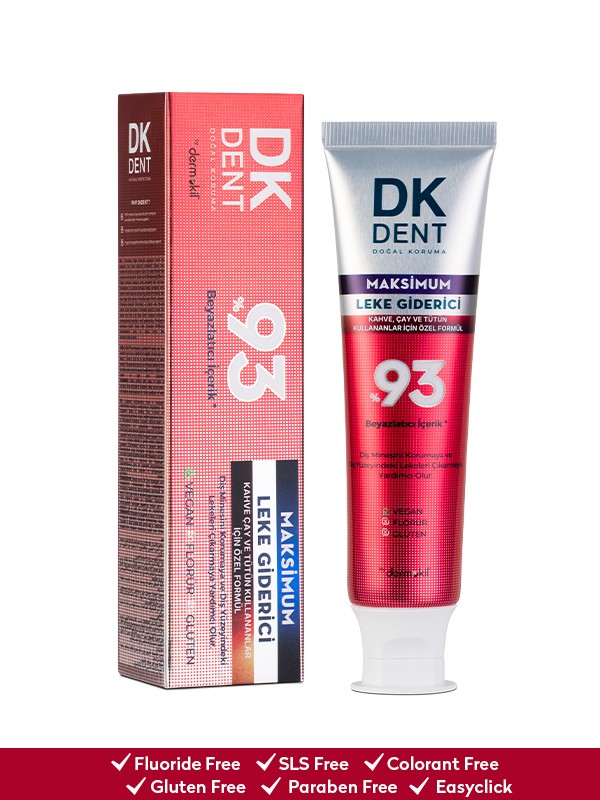 DKDENT %93 Beyazlatıcı Maksimum Leke Giderici Diş Macunu 75 ml