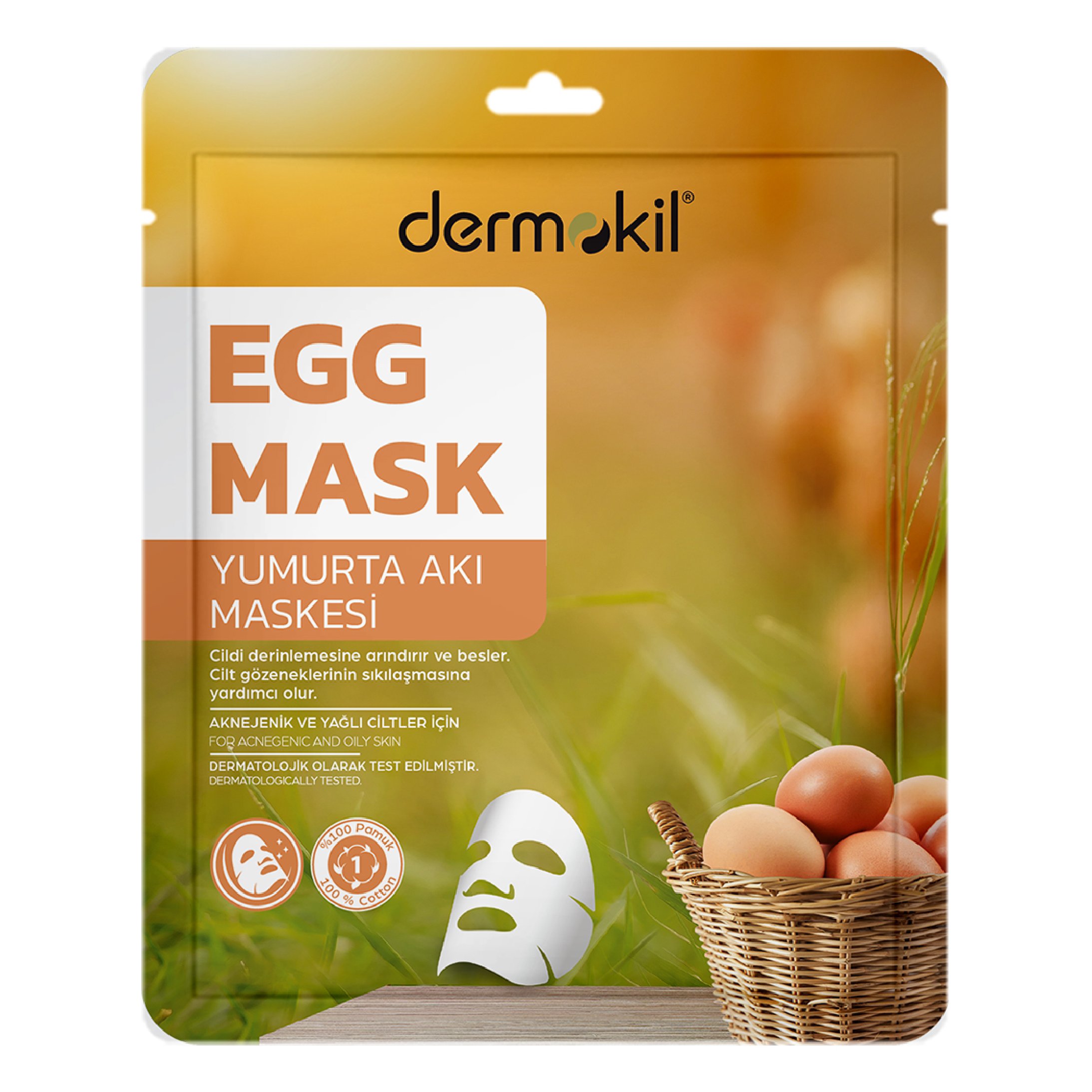 Dermokil Egg Mask (For Acnegenic and Oily Skin) 20 gr NEW