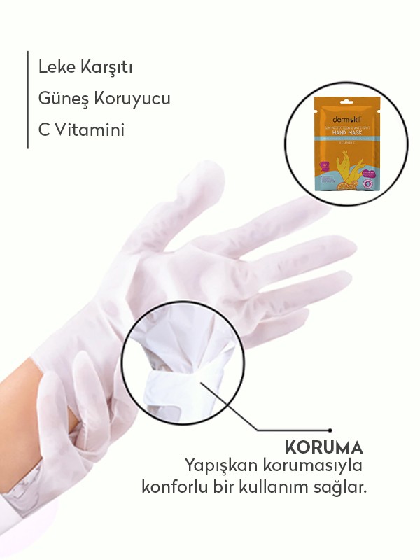 Güneş Koruyucu & Leke Karşıtı El Maskesi Vitamin C