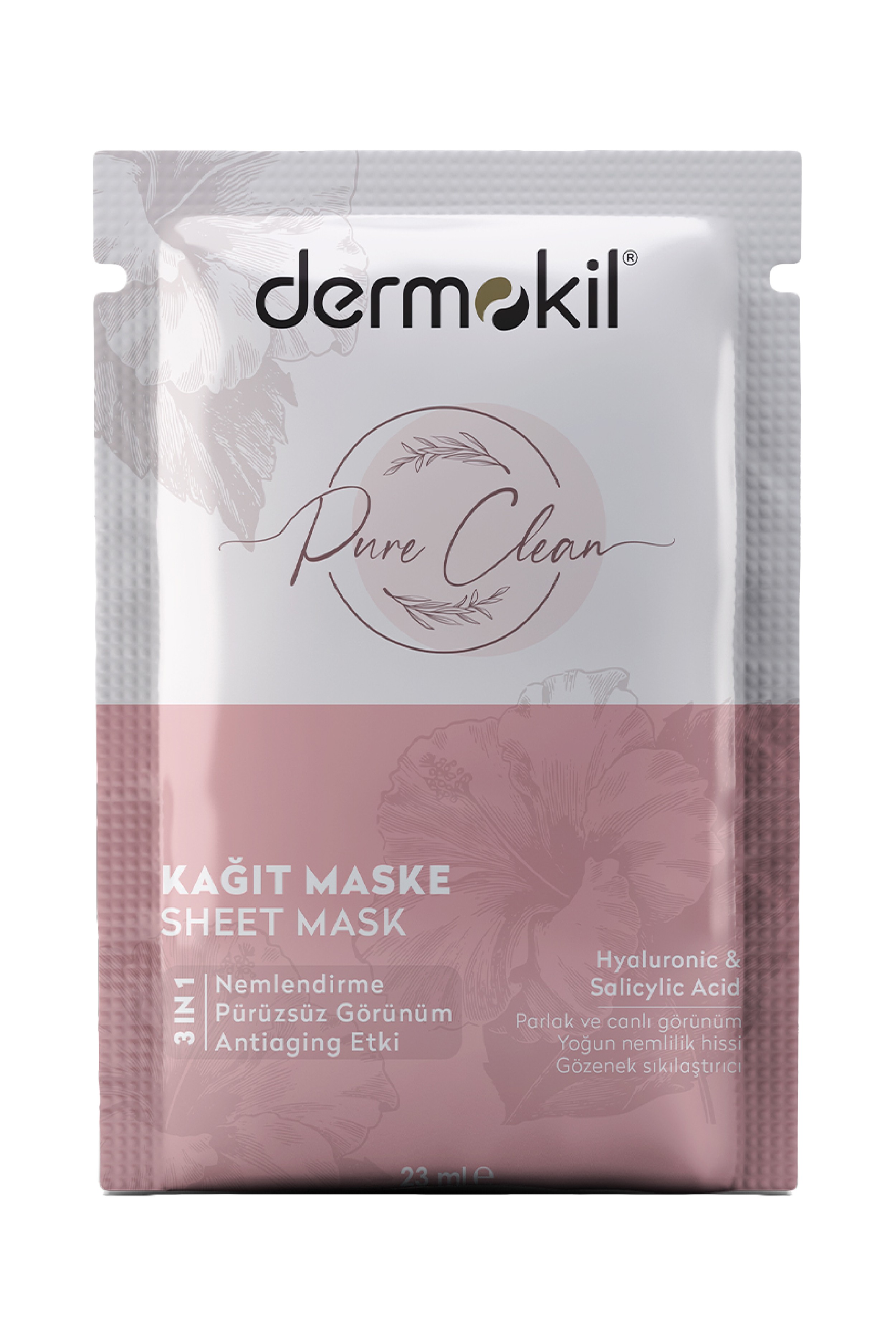 Dermokil Pure Clean 3 In 1 Paper Mask