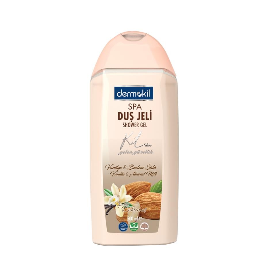 Dermokil Vegan Badem ve Vaniya Duş Jeli 500 ml