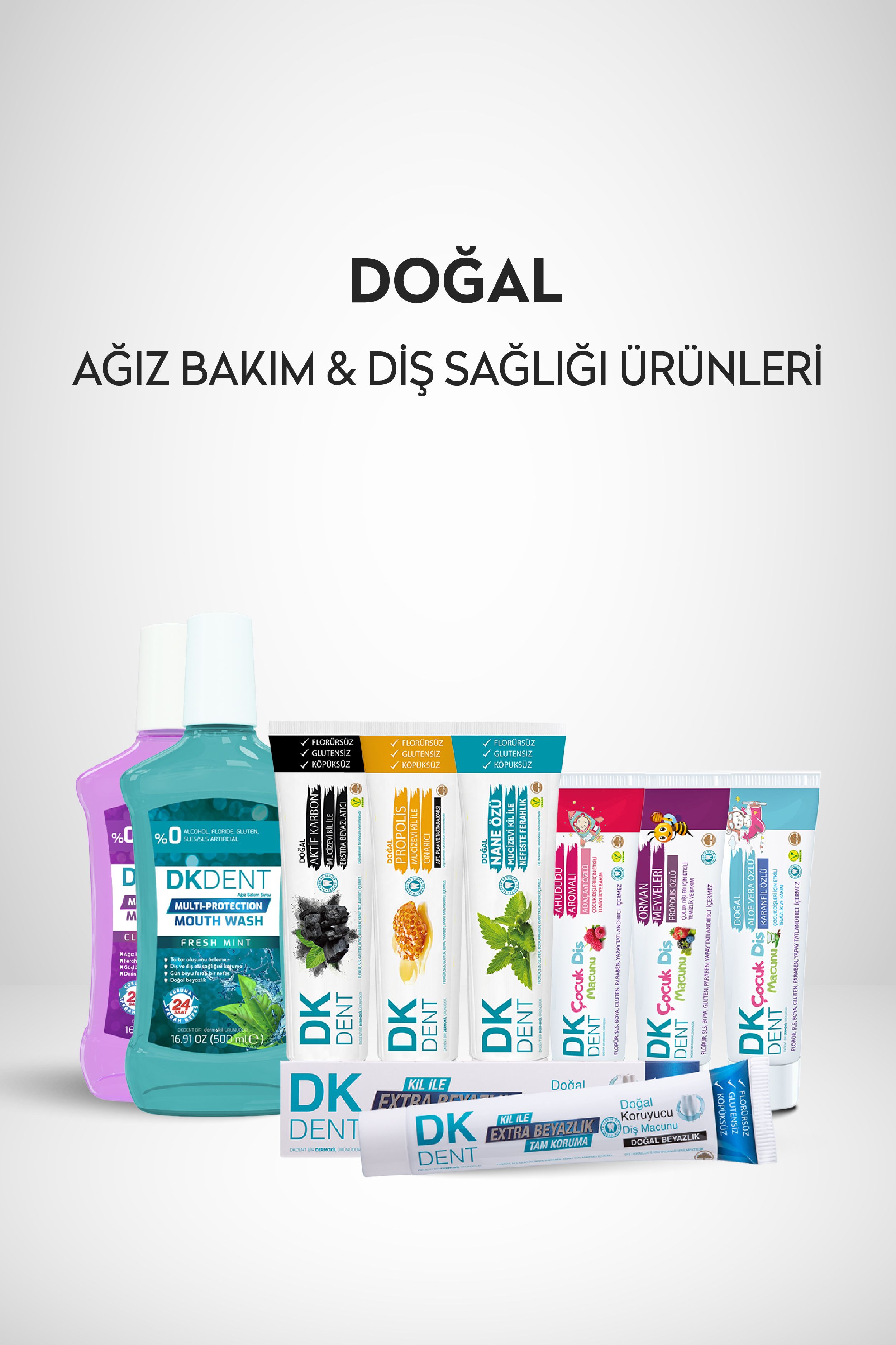 Klasik Florürsüz Diş Macunu 75 ml Diş Fırçası Hediyeli 75 ml